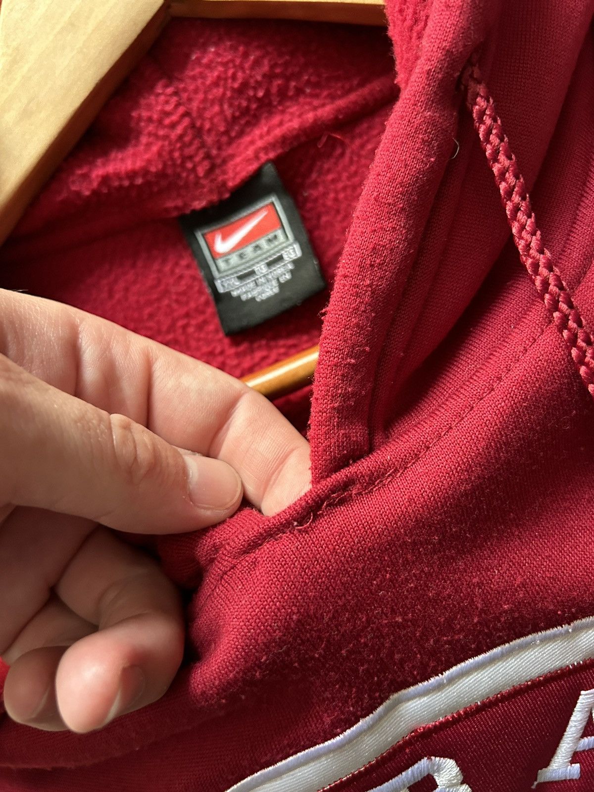 Nike × Vintage Vintage Alabama Crimson Tide Cooper #9 Hoodie Nike NCAA Size US XXL / EU 58 / 5 - 12 Thumbnail