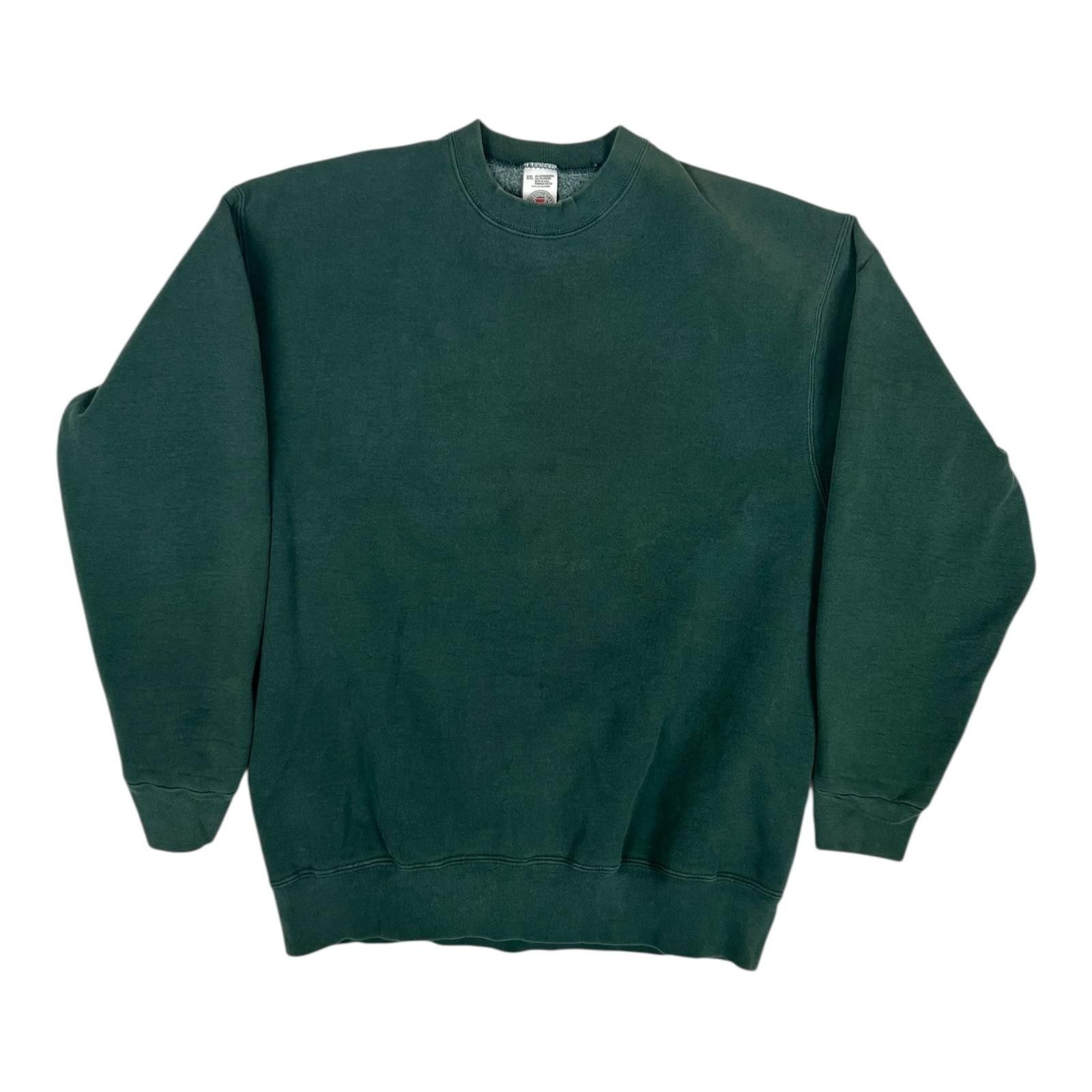 Vintage Vintage MunsingWear Sweatshirt Mens XL Green Blank Fleece Pu Size US XL / EU 56 / 4 - 1 Thumbnail