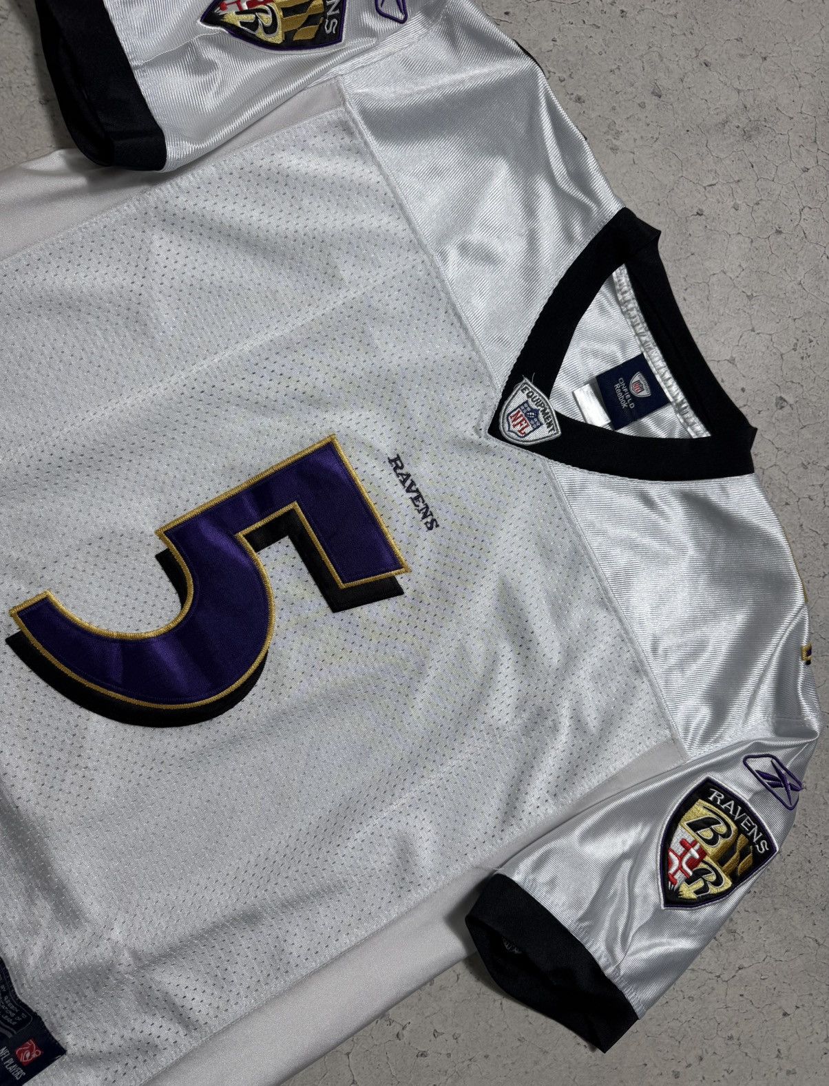 Reebok Reebok Baltimore Ravens NFL #5 Flacco Vintage Jersey Shirt Size US M / EU 48-50 / 2 - 6 Thumbnail