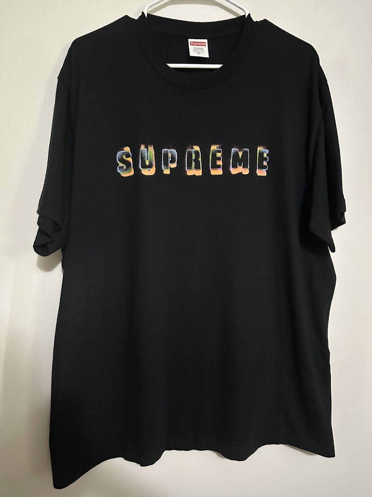 Supreme Supreme Stencil Tee Size US XL / EU 56 / 4 - 1 Thumbnail