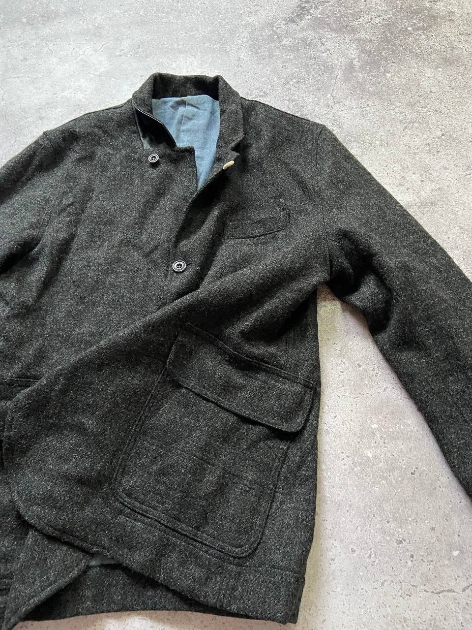 Albam Albam jacket blazer wool and leather mens size 3-M rare Size US L / EU 52-54 / 3 - 8 Thumbnail