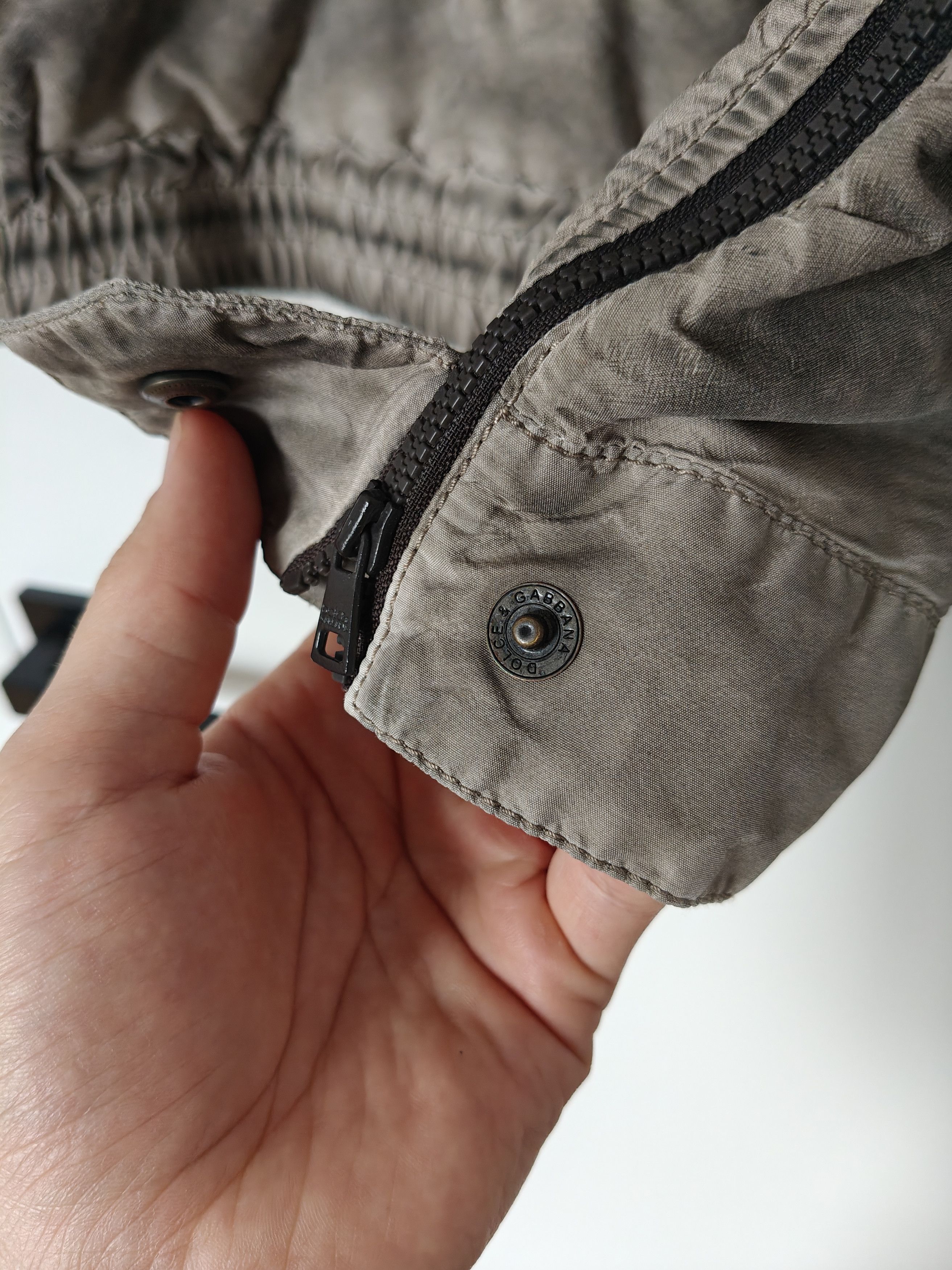 Dolce & Gabbana 2000s Dolce & Gabbana object aged dyed bomber jacket Size US M / EU 48-50 / 2 - 6 Thumbnail