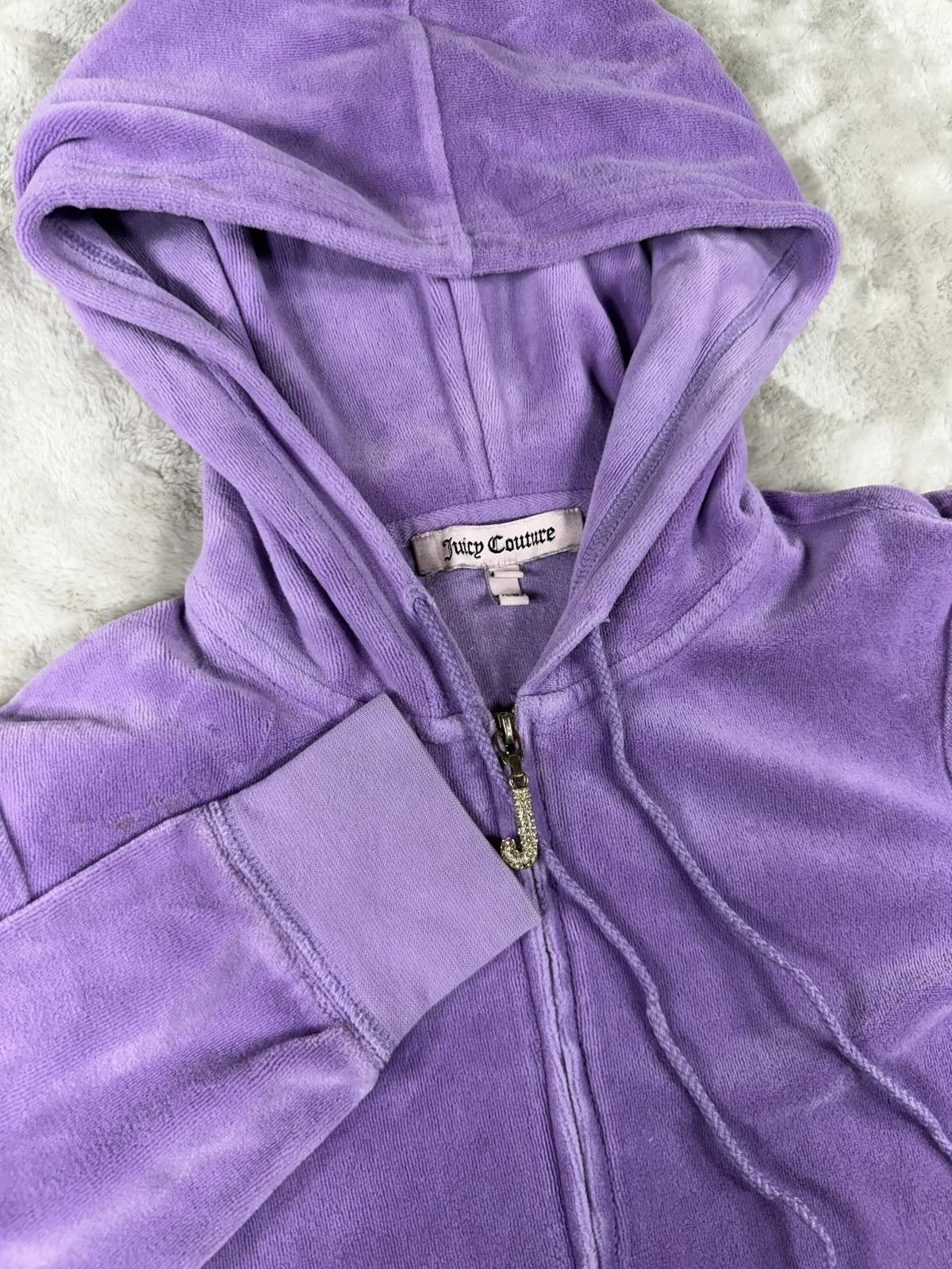 Juicy Couture Jeans Juicy Couture Sweater Women's S Purple Vintage Y2K Velour Size S / US 4 / IT 40 - 1 Thumbnail