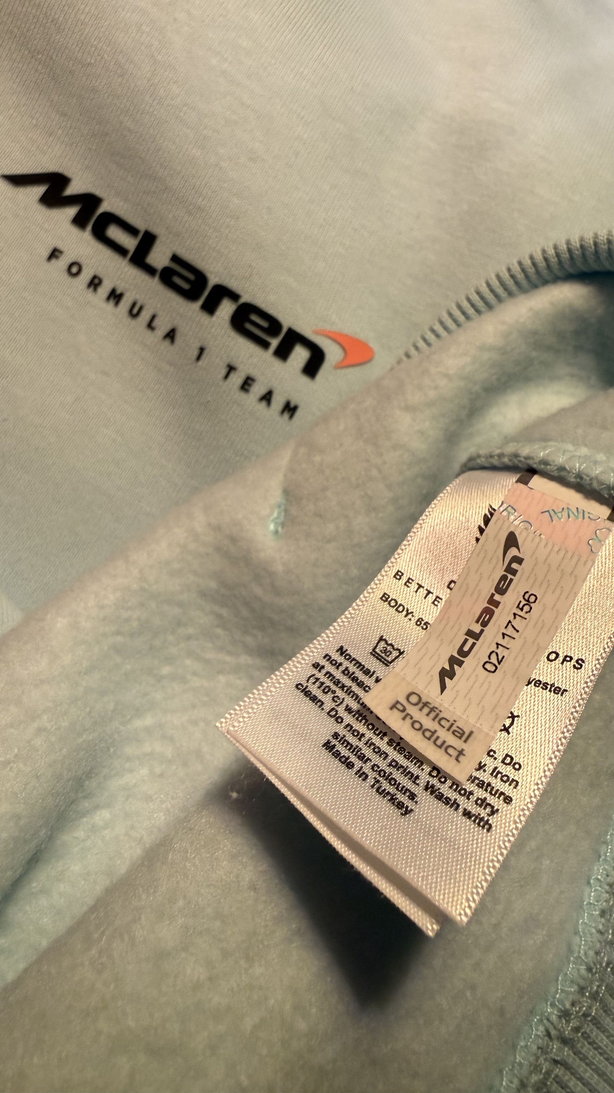 Castore McLaren F1 x Gulf Hoodie XXL by Castore Size US XXL / EU 58 / 5 - 8 Thumbnail