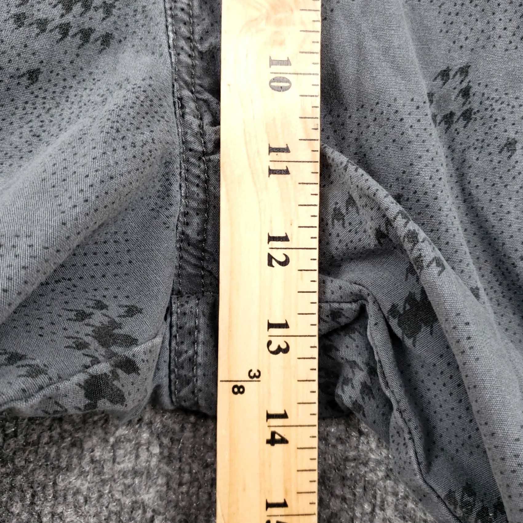 Vintage HAWK Cargo Shorts Mens 32 Gray Tactical Utility Pocket Skater Y2K Size US 32 / EU 48 - 5 Thumbnail