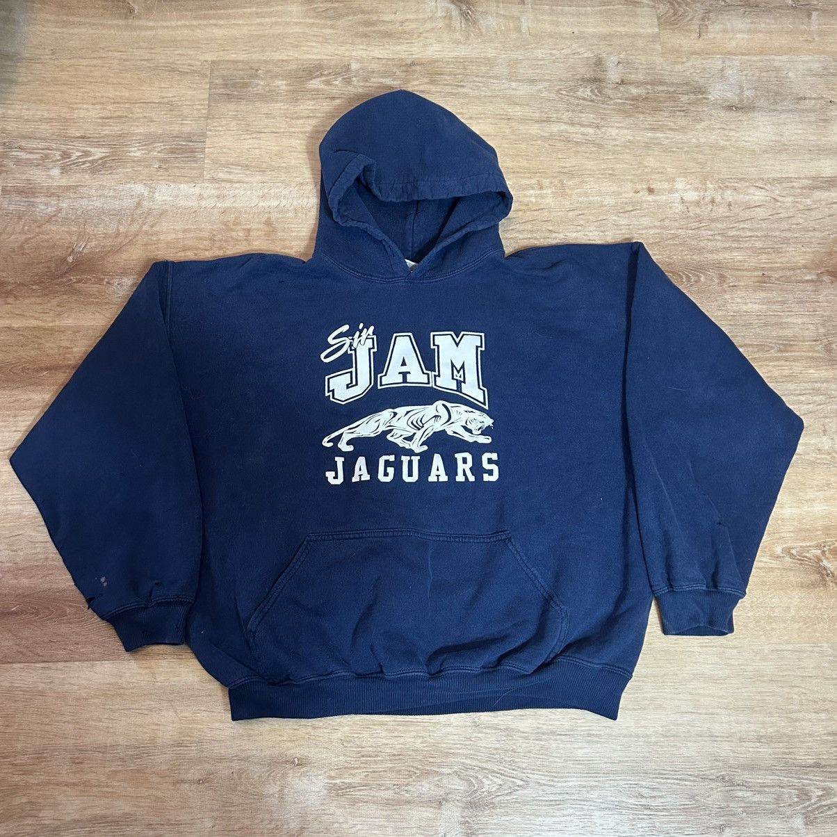 Vintage Vintage Y2K Jaguar Graphic Boxy Hoodie Sir Jam Size US L / EU 52-54 / 3 - 1 Thumbnail