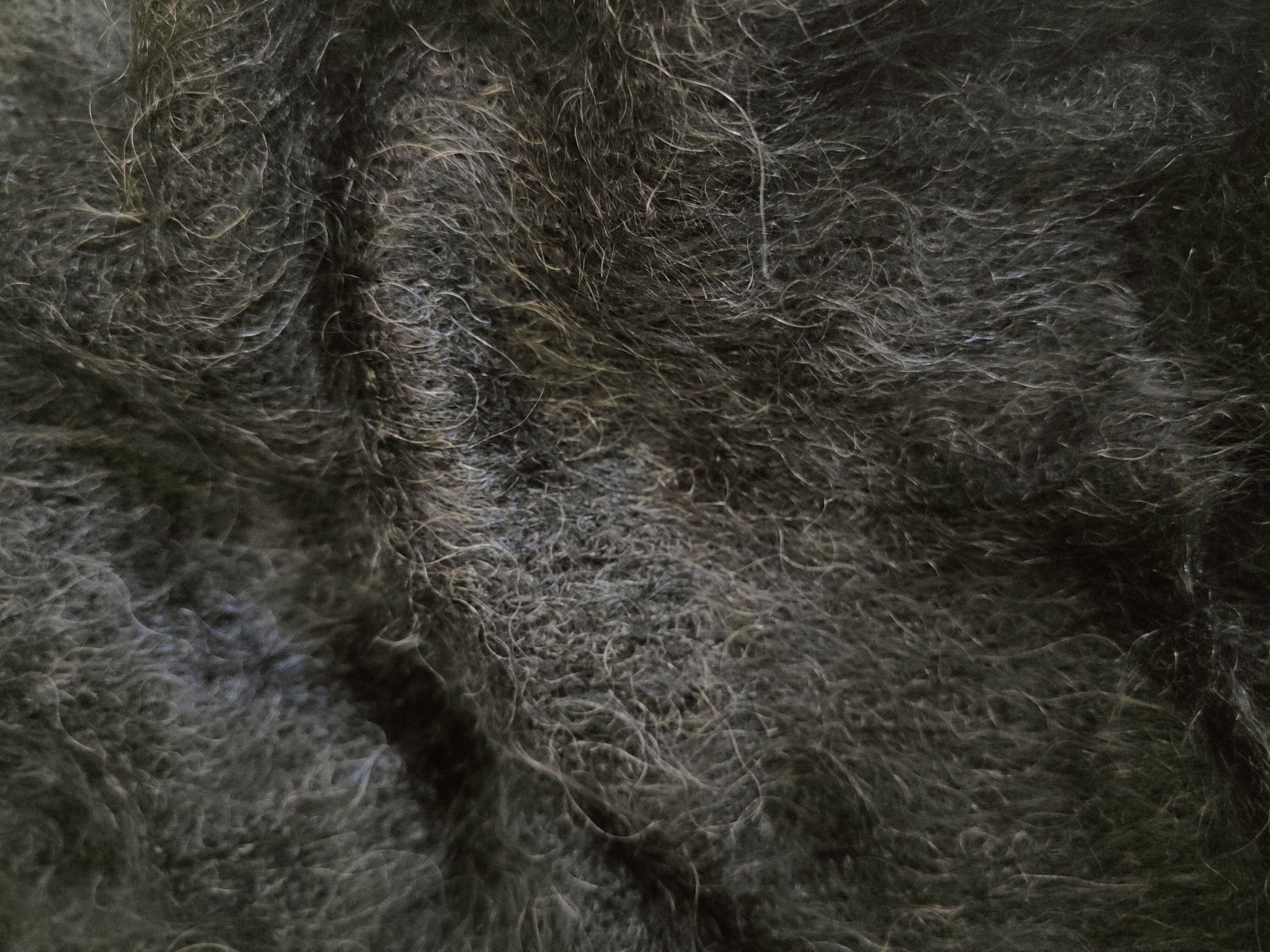 Japanese Brand DL Indivi Black Fur Mohair Knitwear #46-507 Size XS / US 0-2 / IT 36-38 - 10 Thumbnail