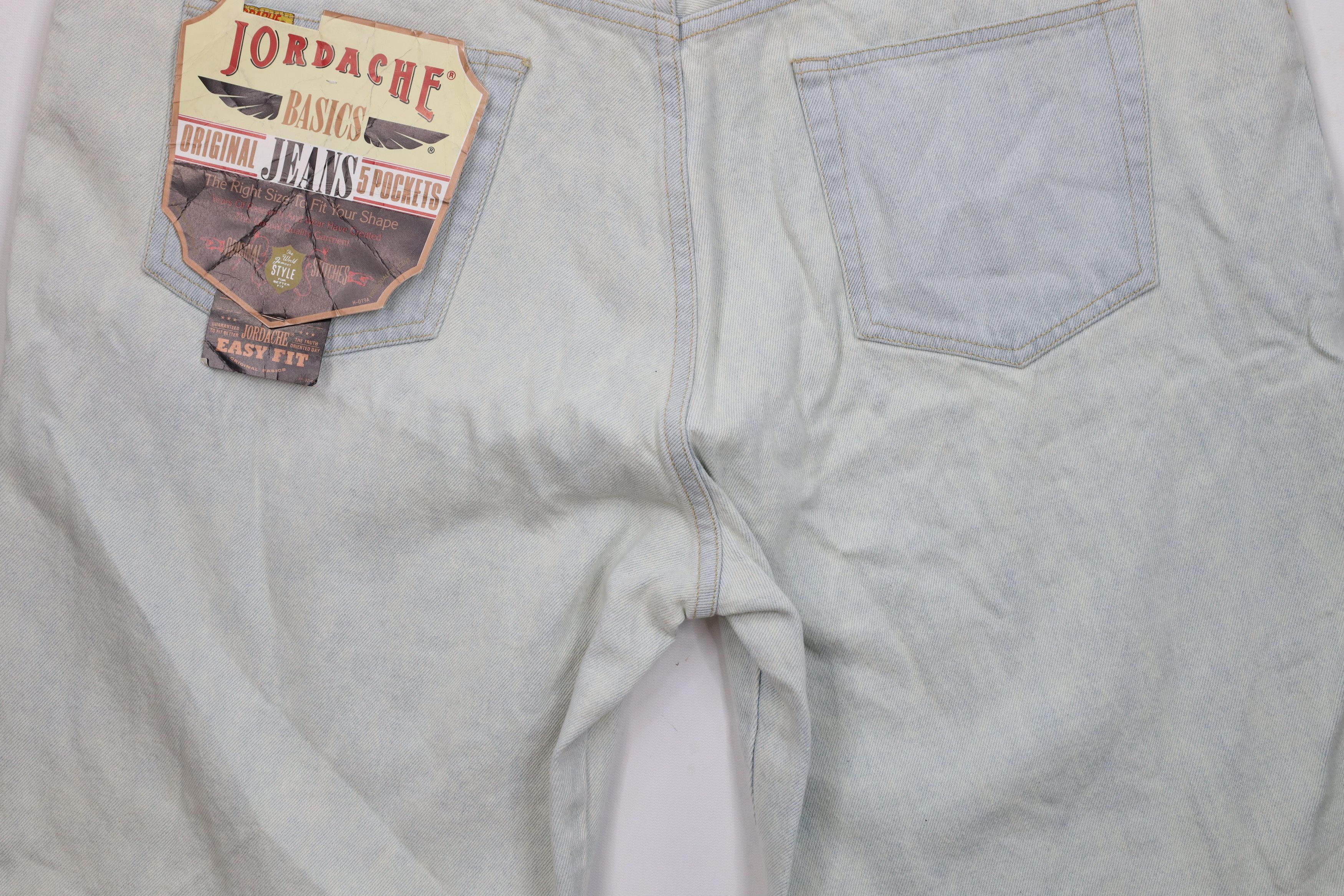 Vintage Deadstock Vintage 90s Streetwear Fit Denim Jean Shorts Blue Size US 42 / EU 58 - 9 Thumbnail
