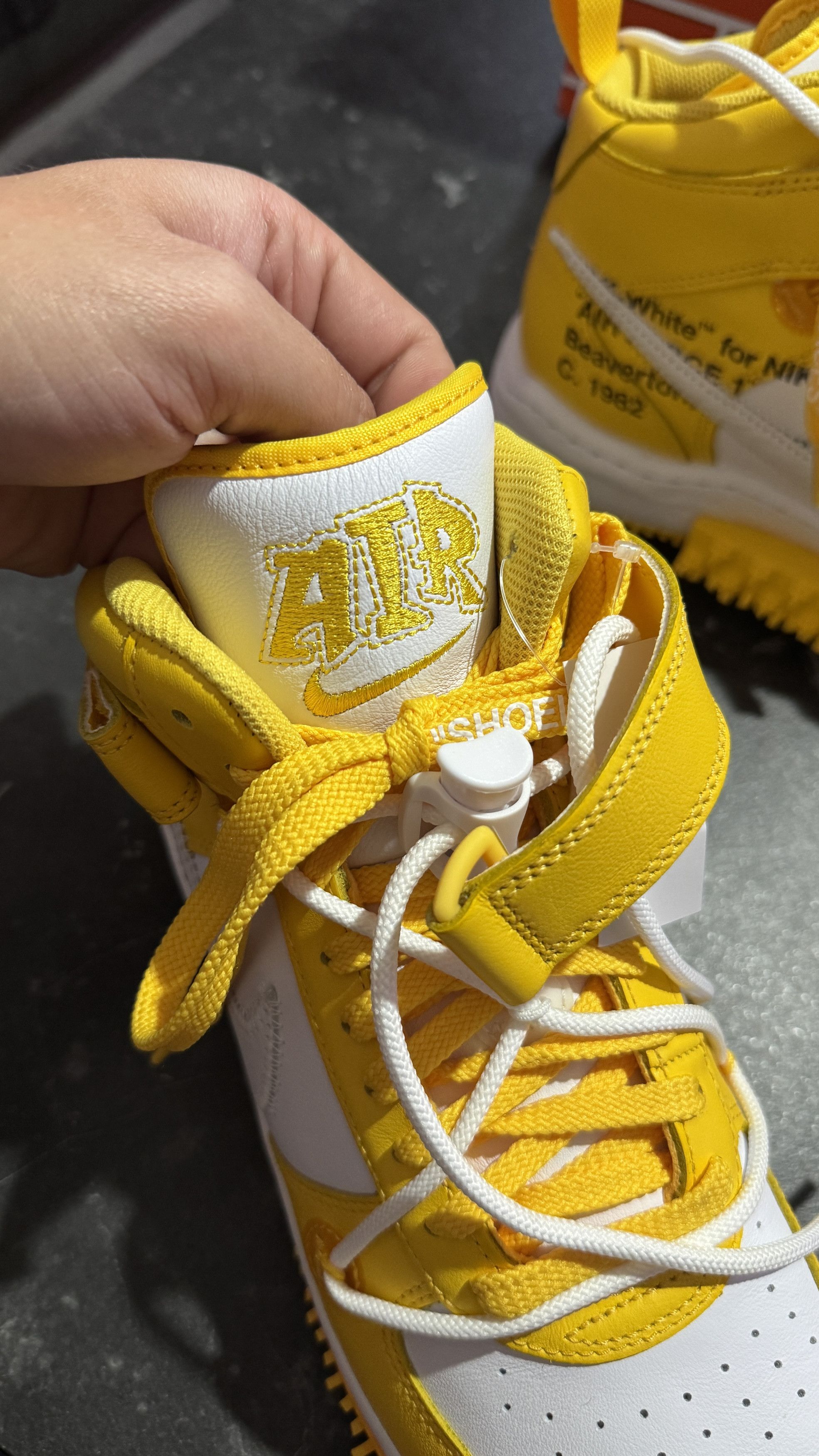 Nike × Off-White Nike x Off White Air Force 1 Mid Size US 12 / EU 45 - 5 Thumbnail