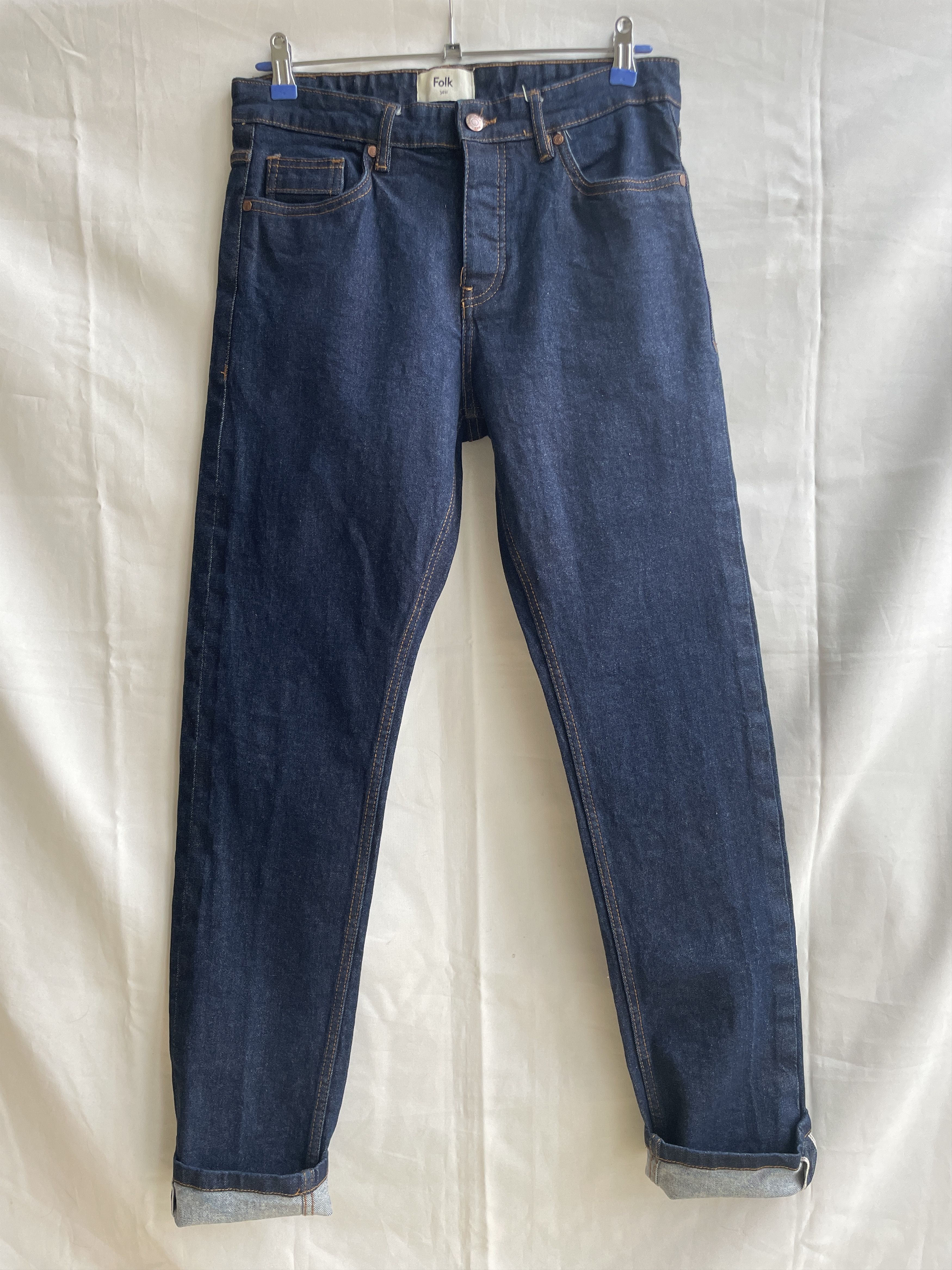 Folk Folk Slim Fit Selvedge Denim Size 30 Size US 30 / EU 46 - 1 Thumbnail