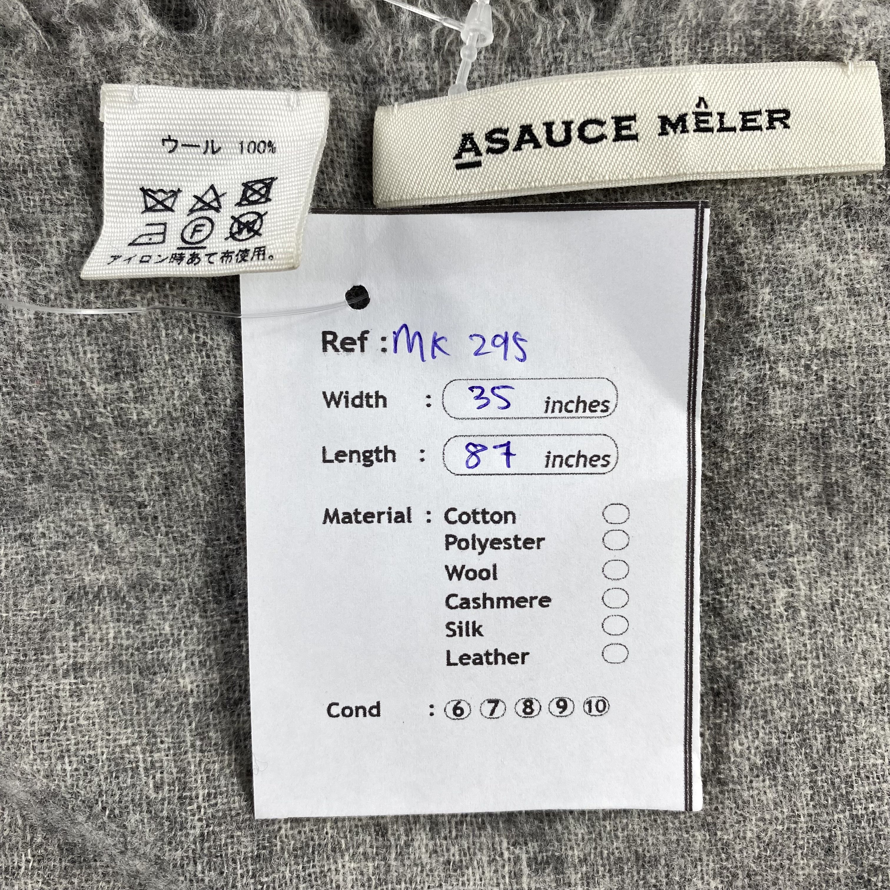 Other Asauce Meler Scarf Neck Wrap Wool Muffler Size ONE SIZE - 6 Thumbnail