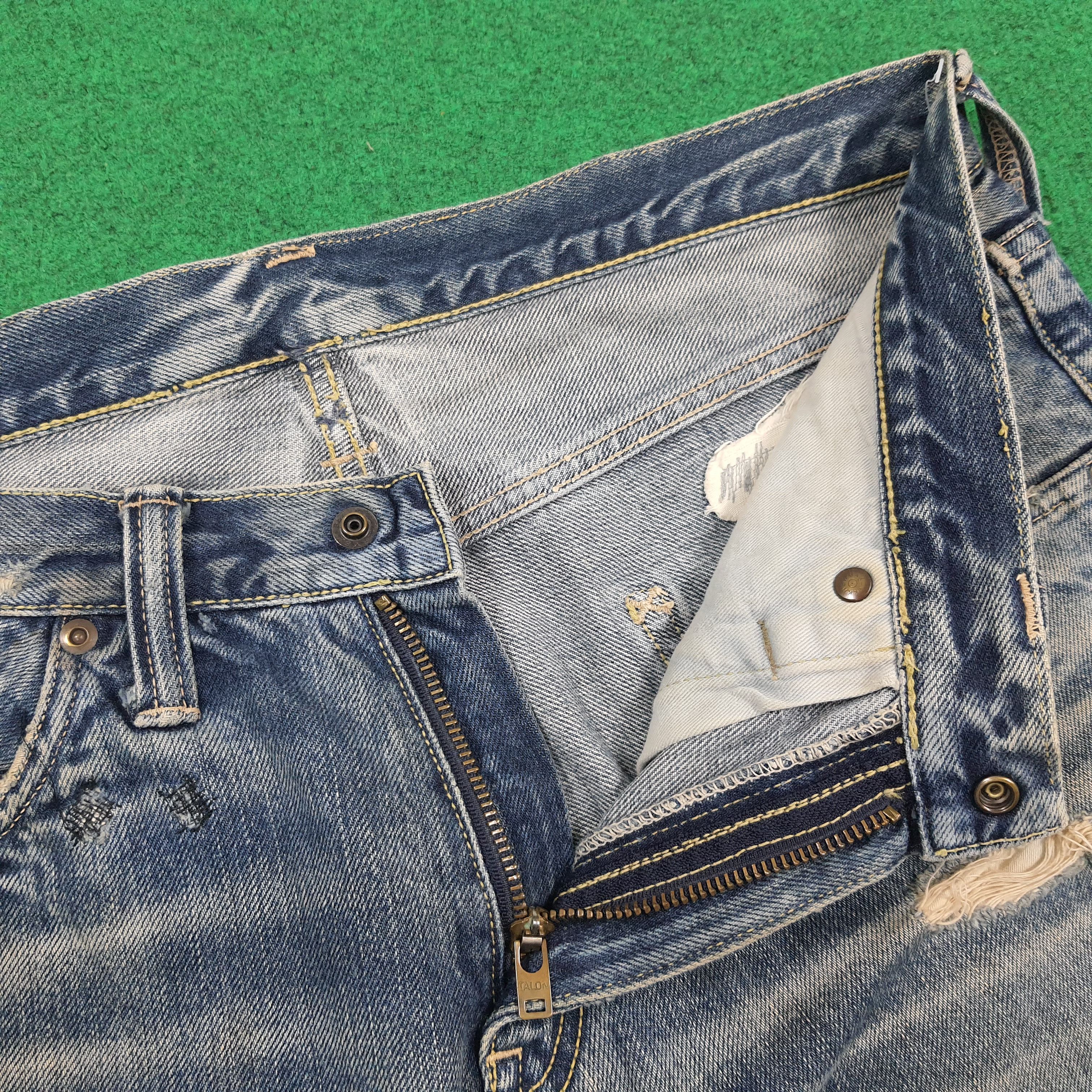 Blue Blue Japan Blue Blue Japan Hollywood Ranch Market Distressed E1N34 Size US 31 - 7 Thumbnail
