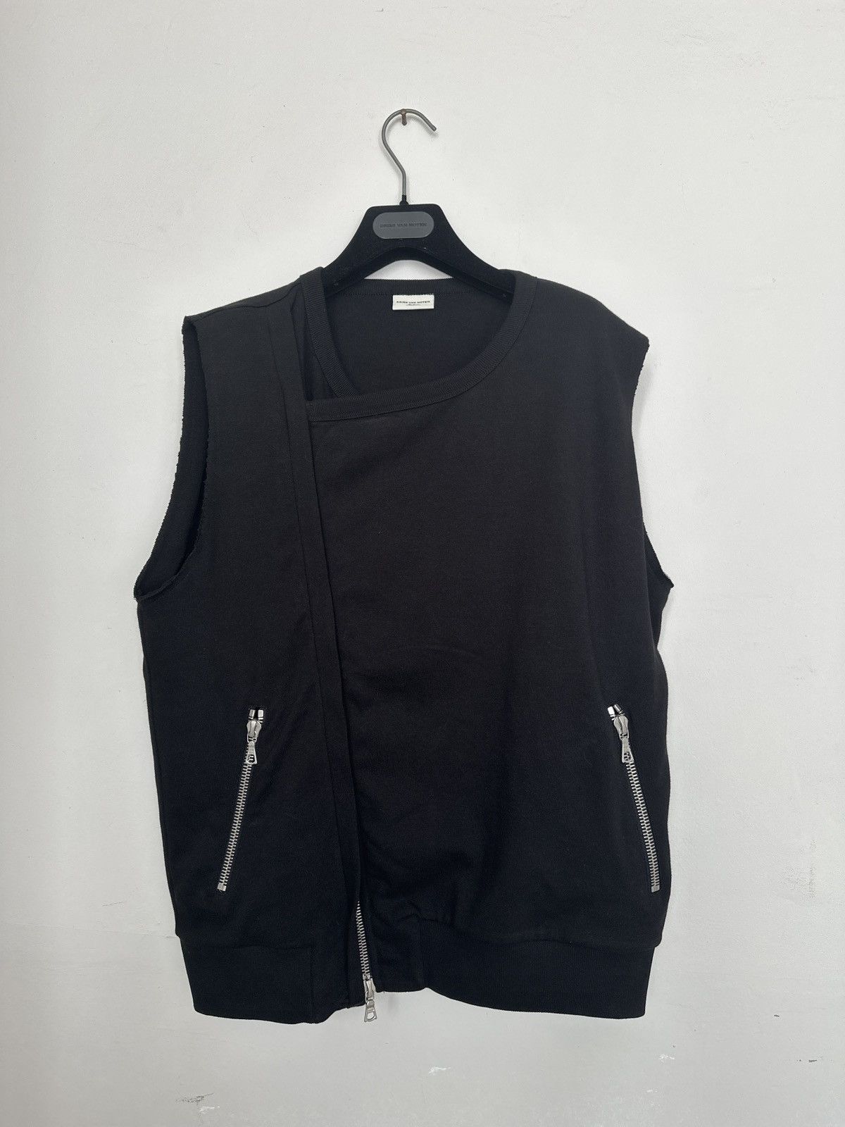 Dries Van Noten Dries Van Noten " archive " zipped armless bikerjacket Size US M / EU 48-50 / 2 - 5 Thumbnail