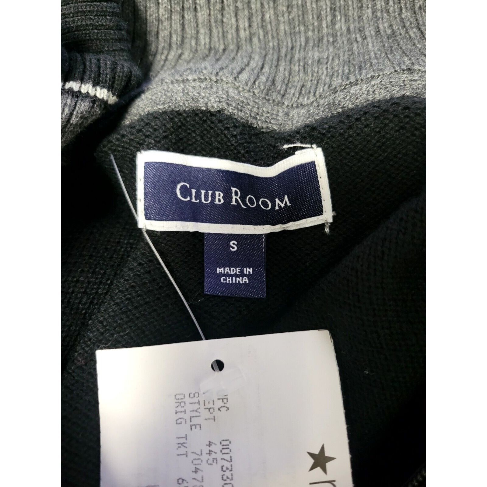 Club Room Men's Clubroom Cotton Sweater. Size Small. New With Tags $7 Size US S / EU 44-46 / 1 - 8 Thumbnail
