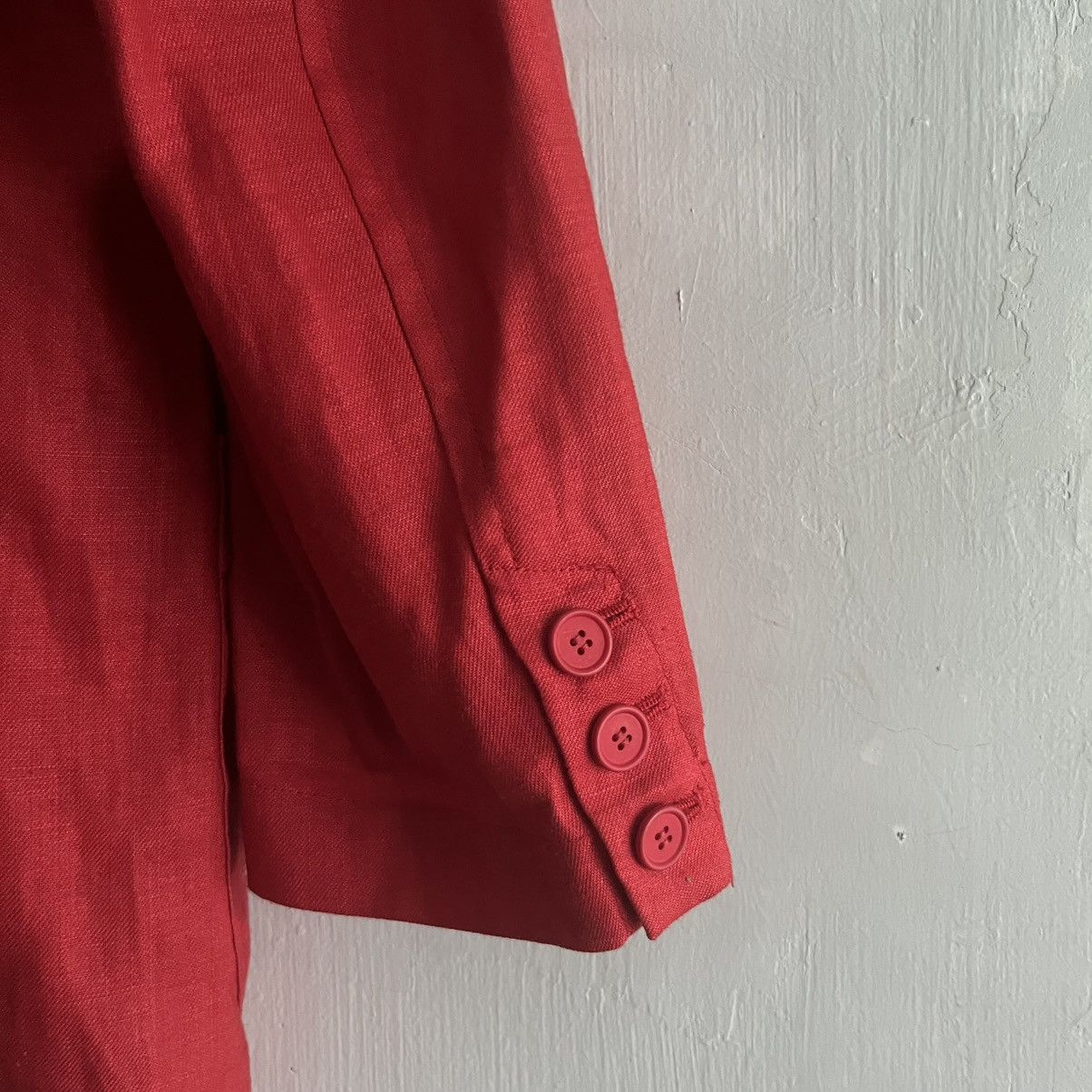 Yohji Yamamoto 80's Y's Yohji Yamamoto Single Button Hemp Blazer Size 38R - 13 Thumbnail
