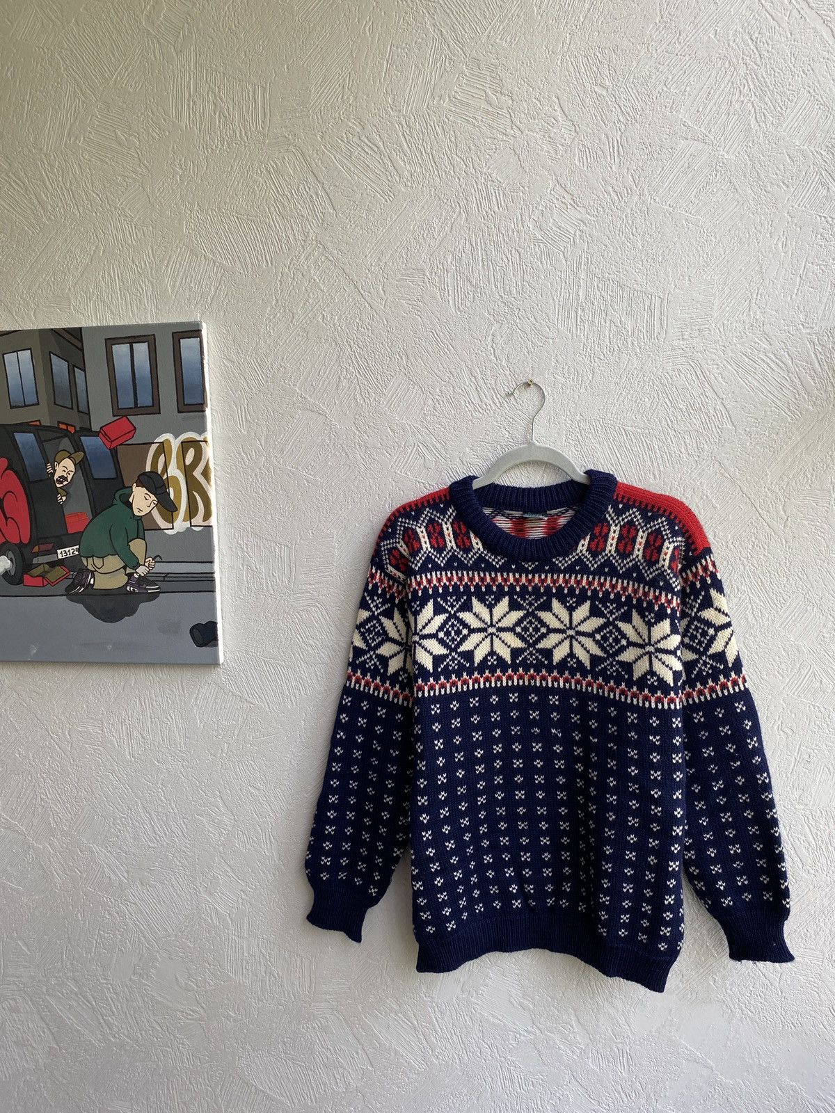 Dale Of Norway Dale of Norway Scandinavian Ski Sweater - 100% Wool Size US M / EU 48-50 / 2 - 1 Thumbnail