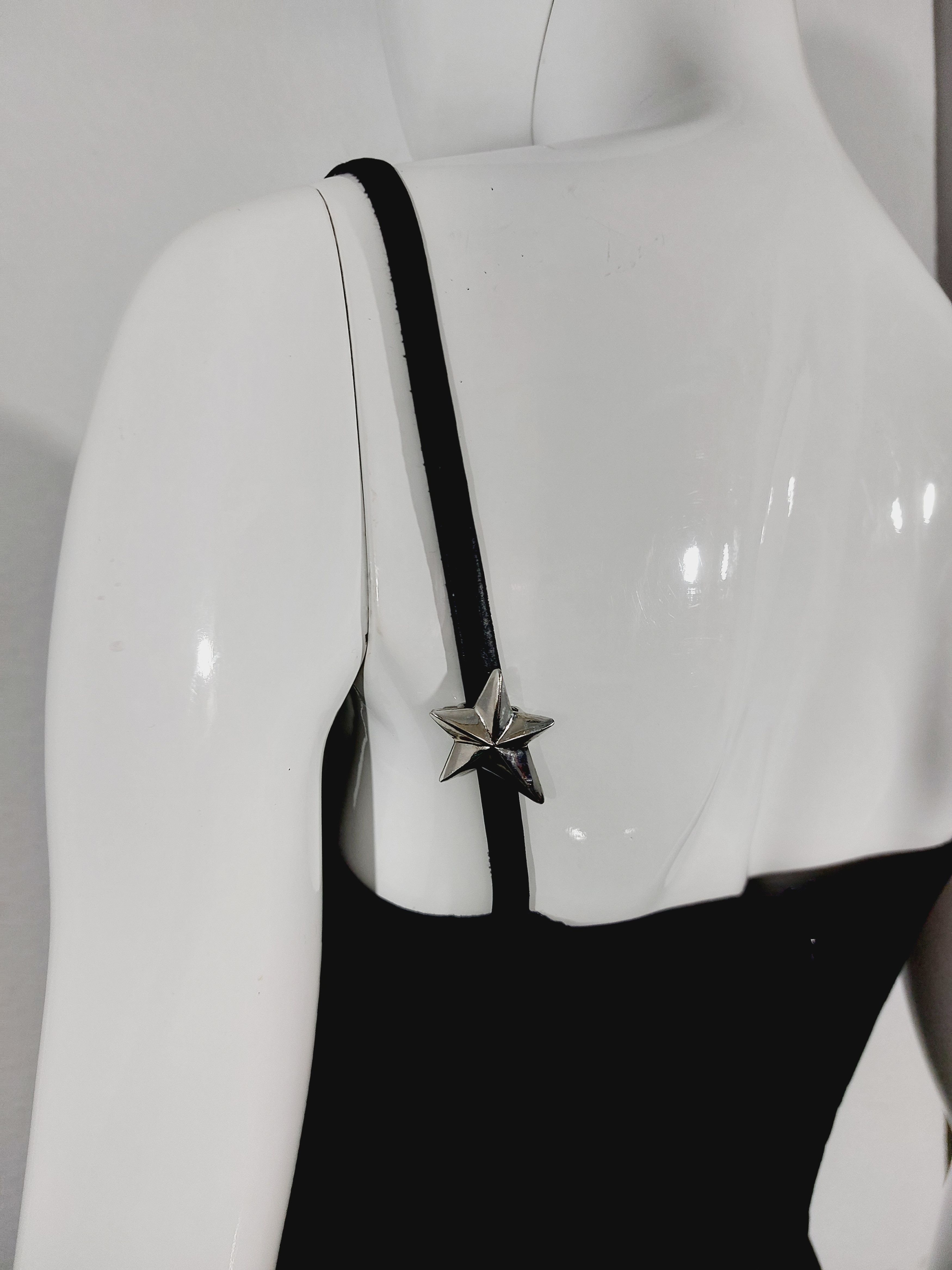 Thierry Mugler Thierry Mugler Corset Leahter Bustier Silver Star Dress Size S / US 4 / IT 40 - 10 Thumbnail