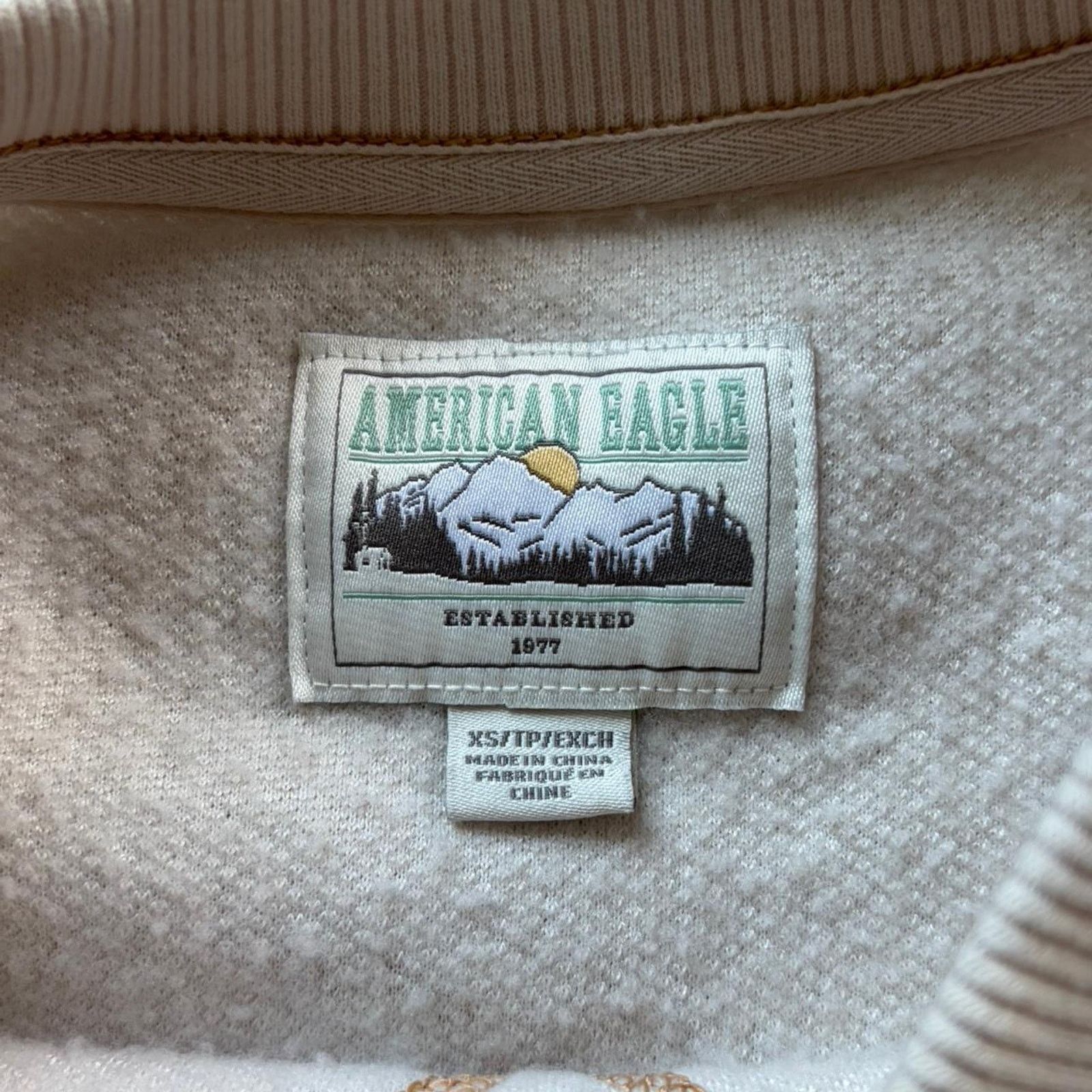 American Eagle Outfitters American eagle sherpa crewneck Size XS / US 0-2 / IT 36-38 - 2 Thumbnail