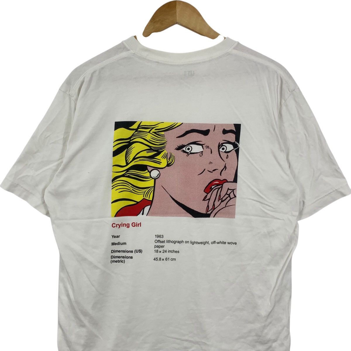 Uniqlo ROY LICHTENSTEIN x UNIQLO Crying Girl Pop Art Tee Shirt Size US M / EU 48-50 / 2 - 6 Thumbnail