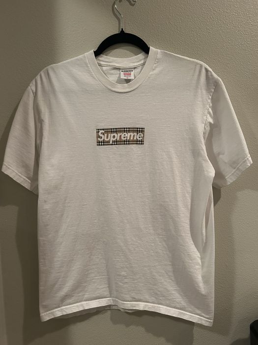 Supreme Supreme X Burberry Box Logo Tee | Grailed