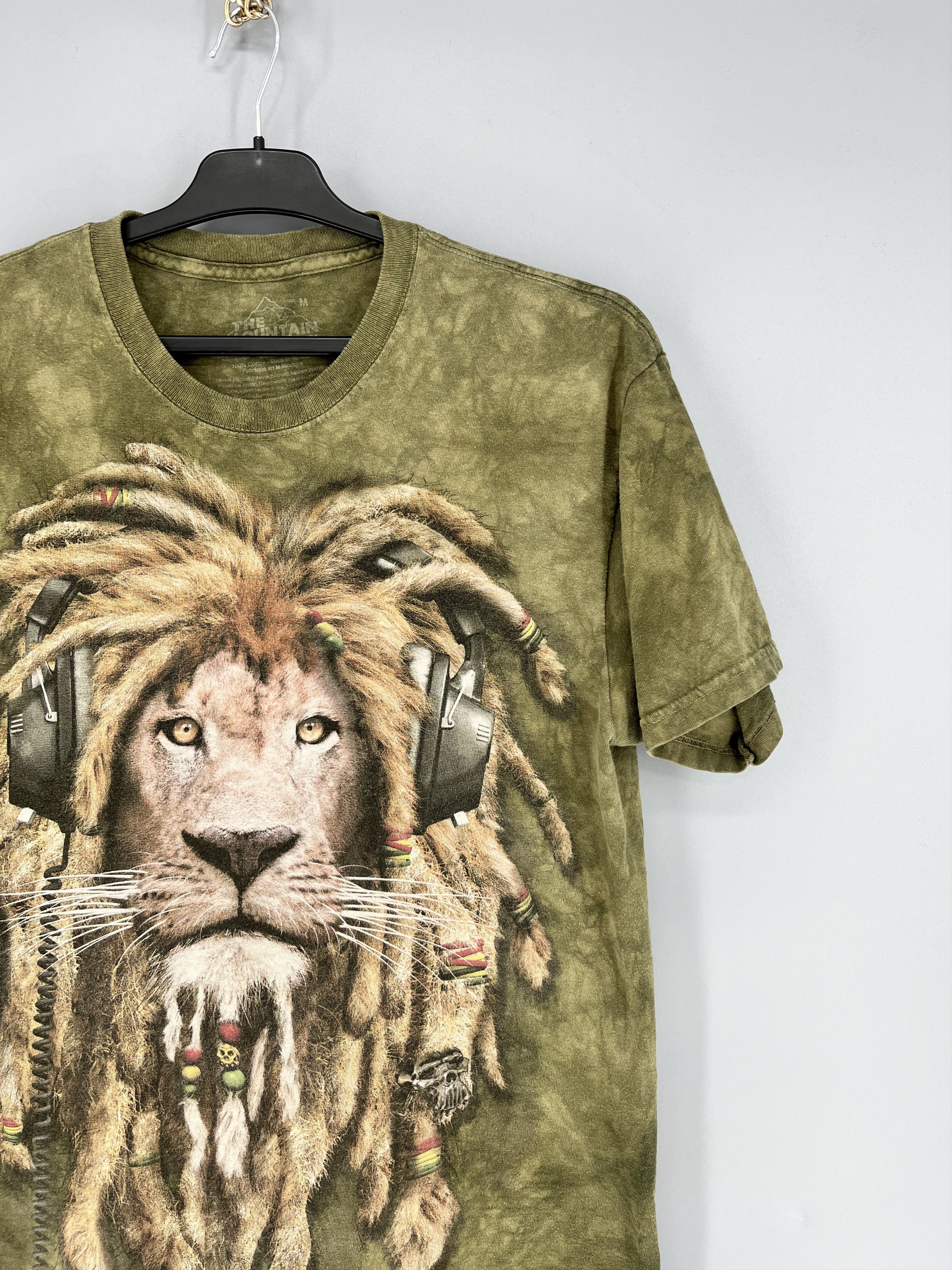 Band Tees Vintage The Mountain Lion Rasta Tshirts Size US M / EU 48-50 / 2 - 5 Thumbnail