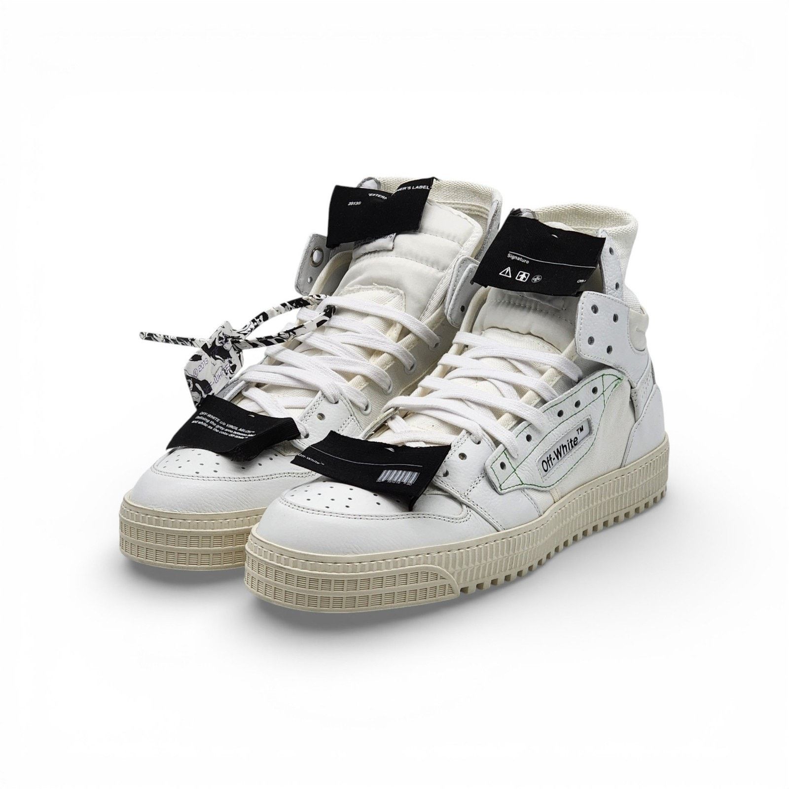 Off-White Off-Court 3.0 Men’s High-Top Sneakers White EU 44 US 11 - NWB OFF-WHITE 3.0 Off Court White Black Courtesy Men main image 3