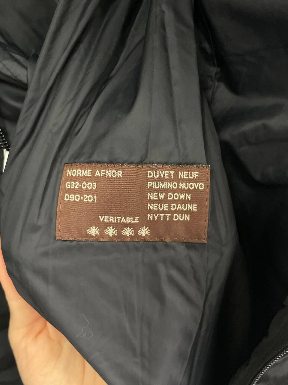 Moncler × Vintage Moncler vintage puffer down jacket stitched Size XS / US 0-2 / IT 36-38 - 9 Thumbnail