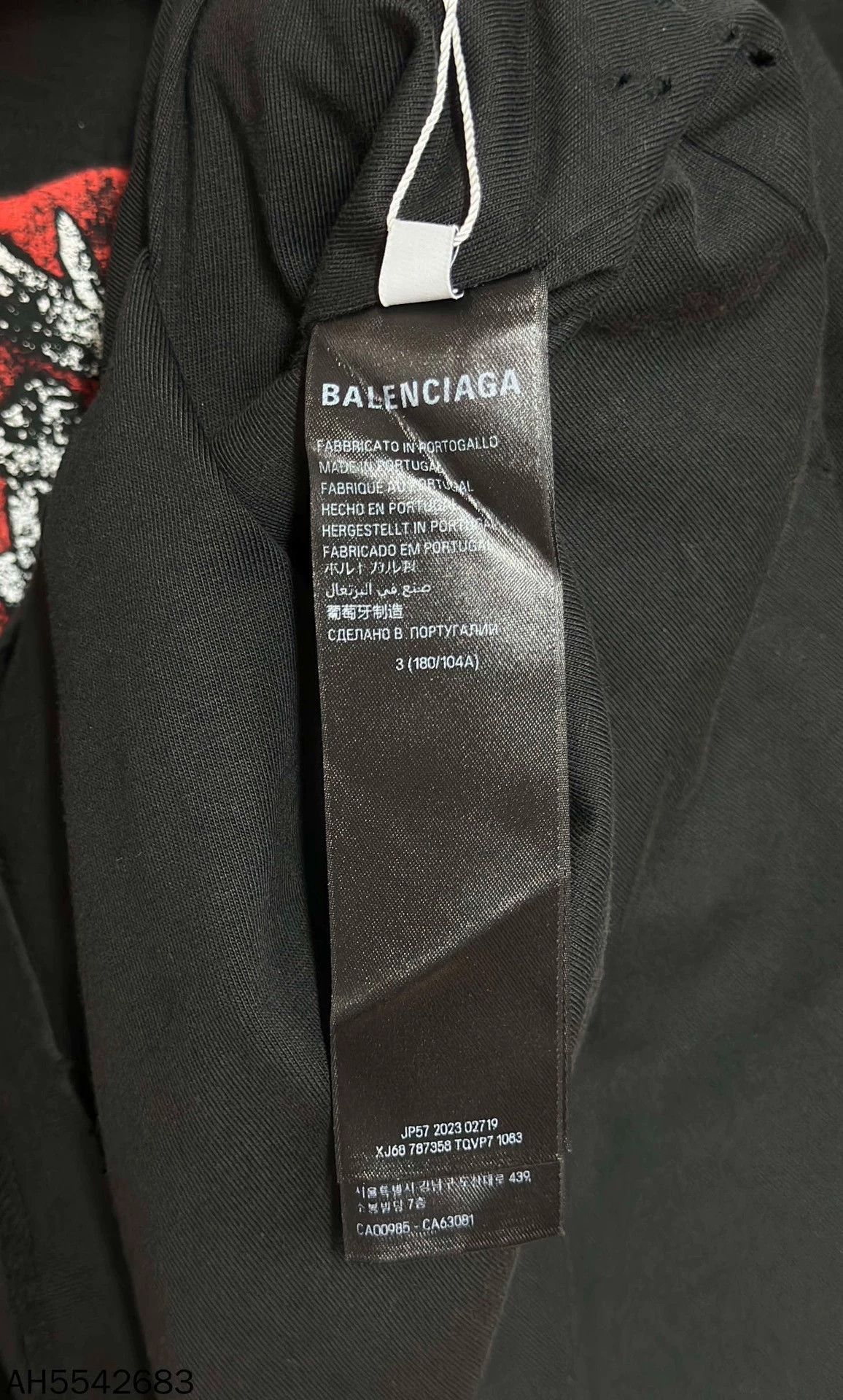 Balenciaga Balenciaga Balenciaga Vintage Castle Printed Short Sleeves Size US L / EU 52-54 / 3 - 5 Thumbnail