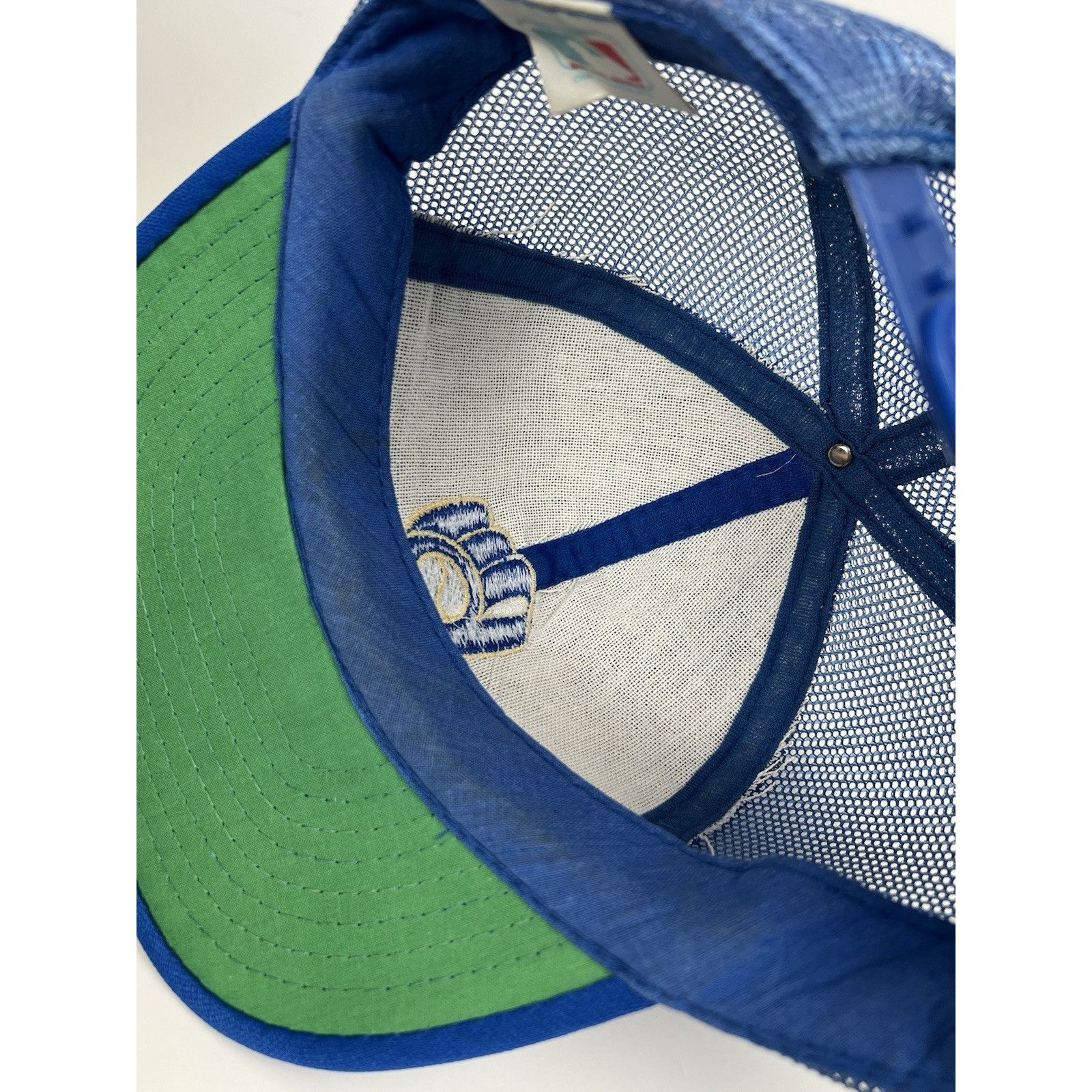 Vintage Vintage Milwaukee Brewers Trucker Mesh Snap Back Hat Basebal Size ONE SIZE - 8 Thumbnail