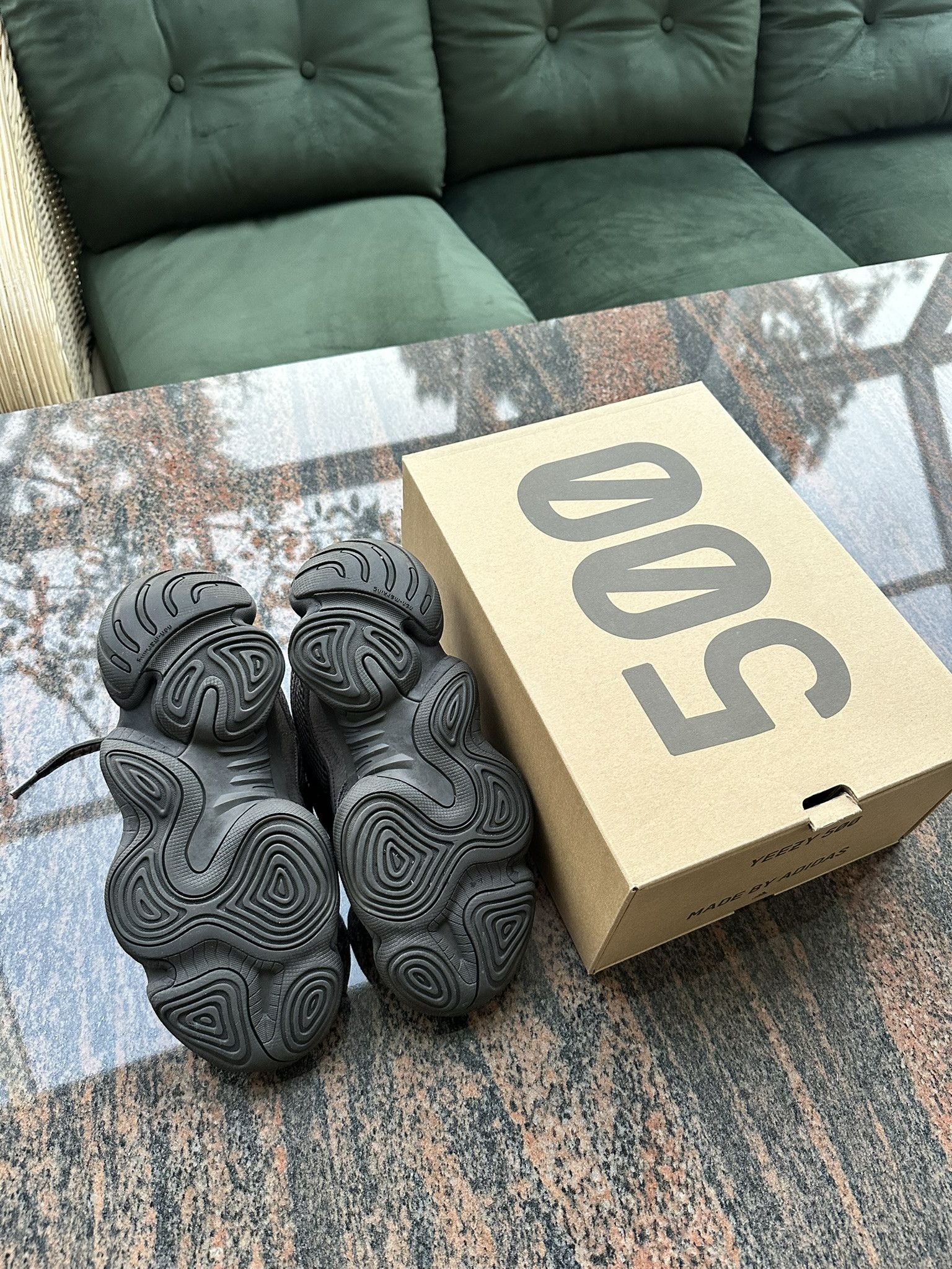Adidas × Yeezy Adidas Yezzy Boost 500 Utility Black Size US 8 / EU 41 - 7 Thumbnail