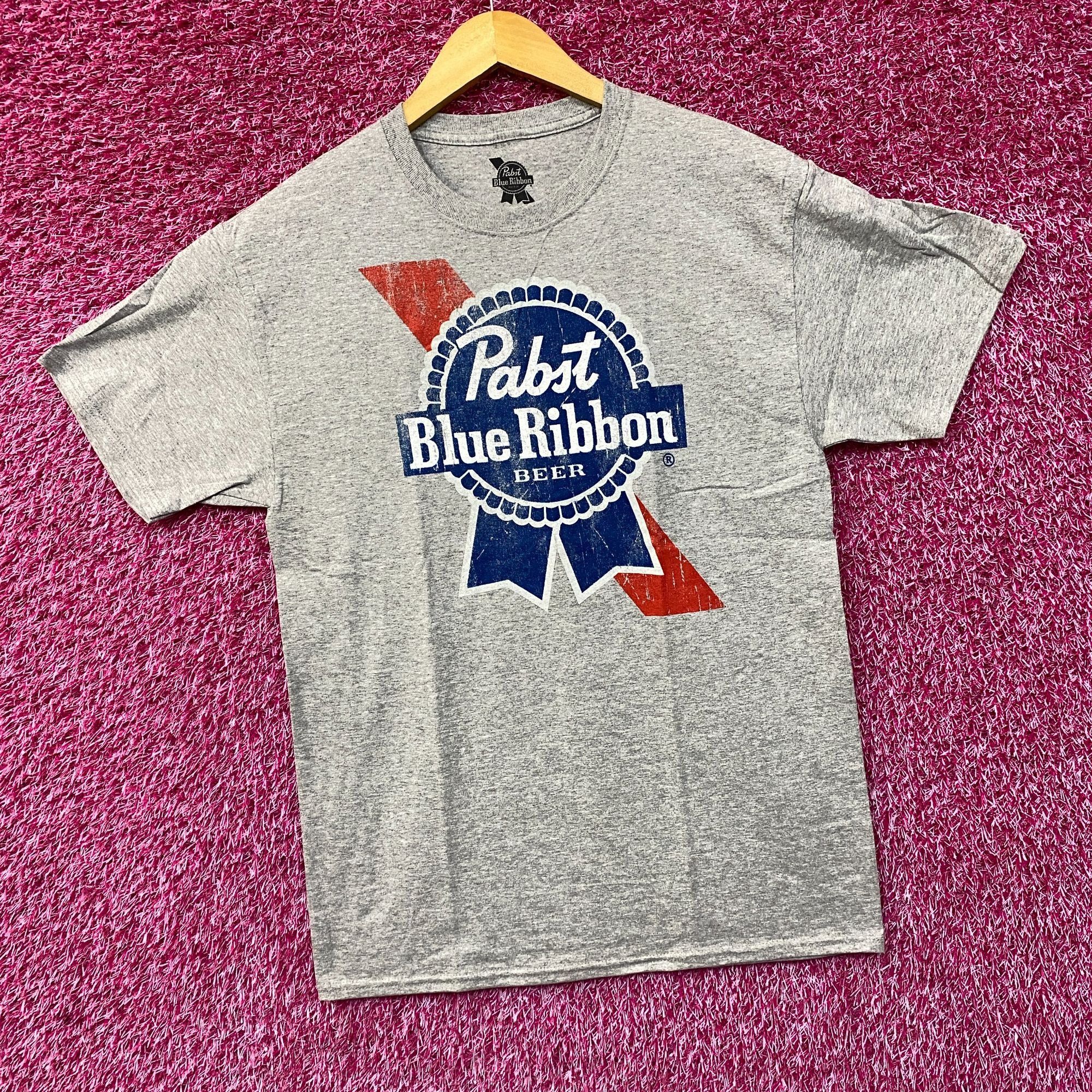 Pabst Blue Ribbon Pabst Blue Ribbon Promo Gray T-Shirt Medium Size US M / EU 48-50 / 2 - 3 Thumbnail
