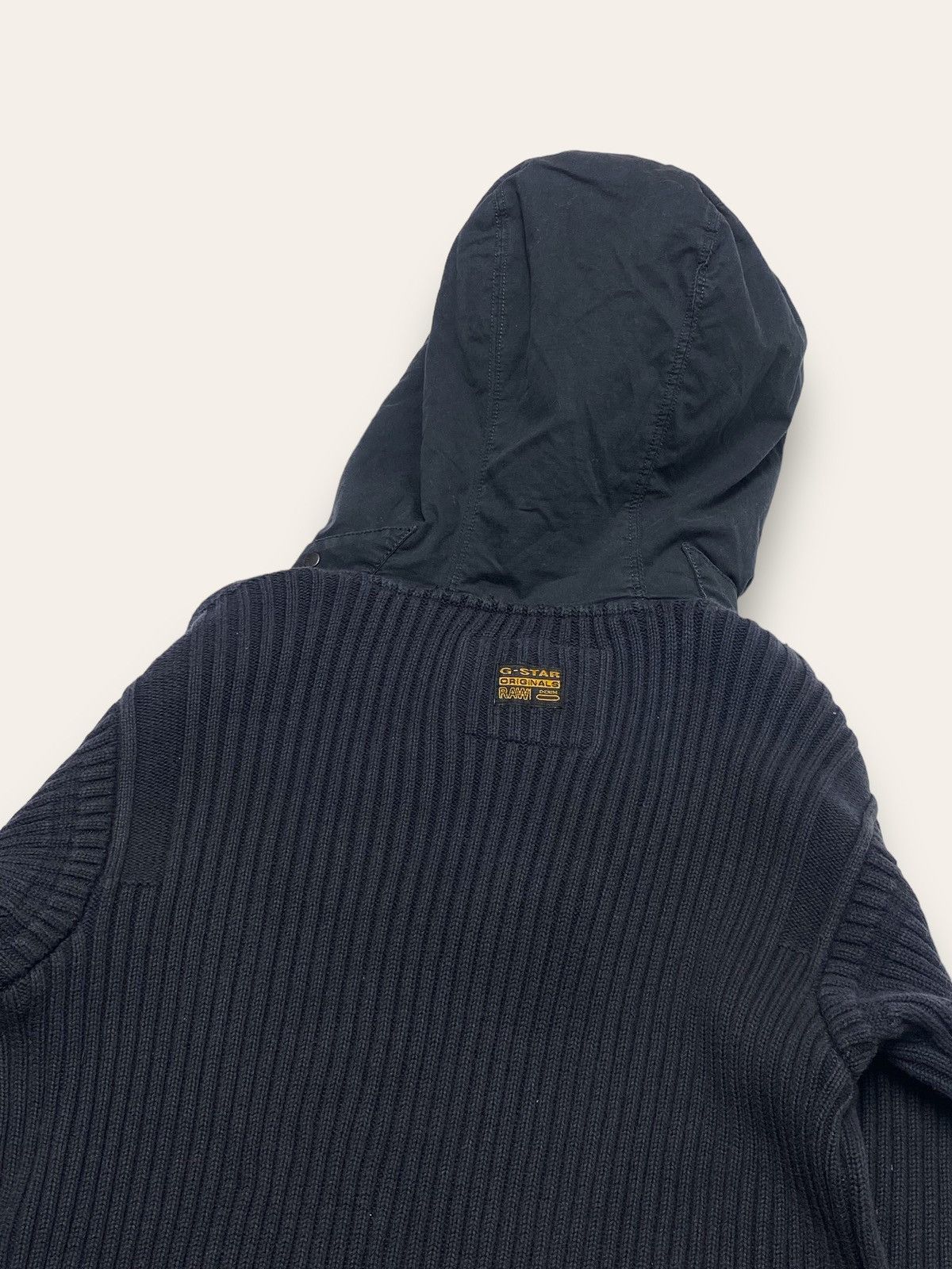 G-Star Vintage G STAR Crazy Unique Hooded Face Mask Knit Sweater Size US XS / EU 42 / 0 - 10 Thumbnail