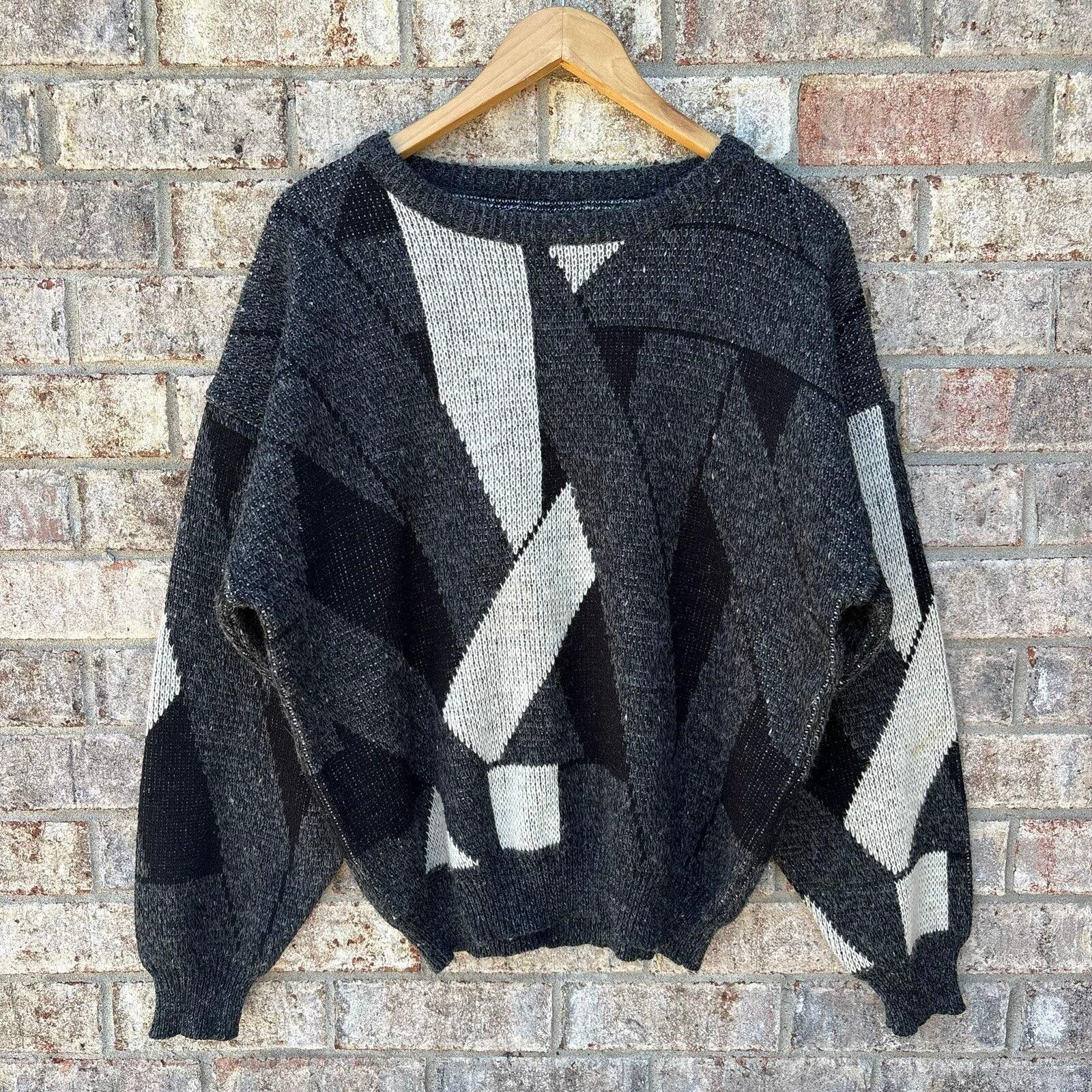 Coogi Vintage 90s Coogi style 3-D knit sweater Size US L / EU 52-54 / 3 - 1 Thumbnail