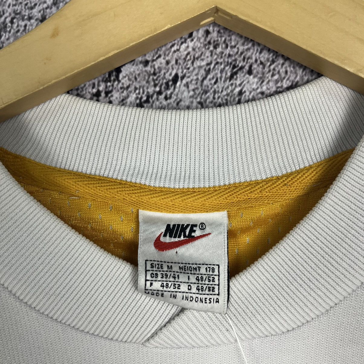 Nike × Vintage ⭐️VINTAGE⭐️ Nike 90s Sport White centre logo Sweatshirt Size US M / EU 48-50 / 2 - 3 Thumbnail