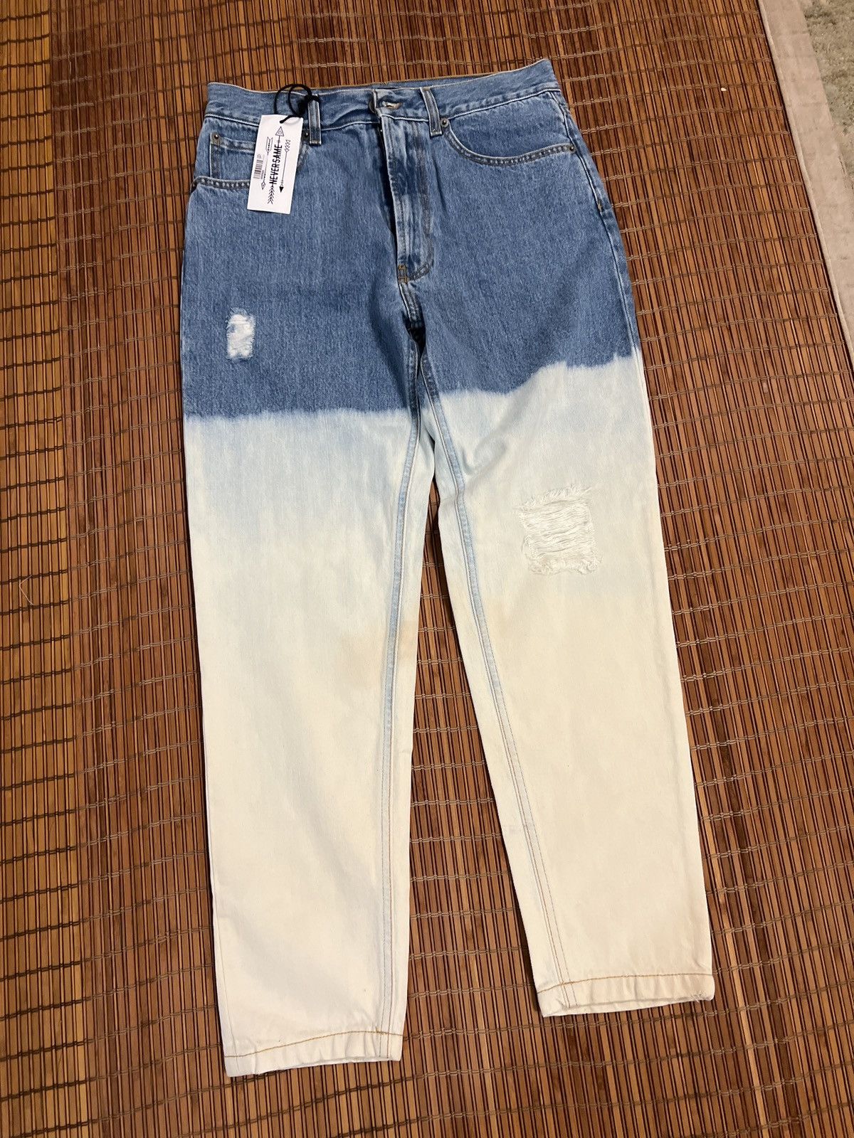 Other Neversame official degrade bleached distressed denim jeans Size 30" / US 8 / IT 44 - 3 Thumbnail