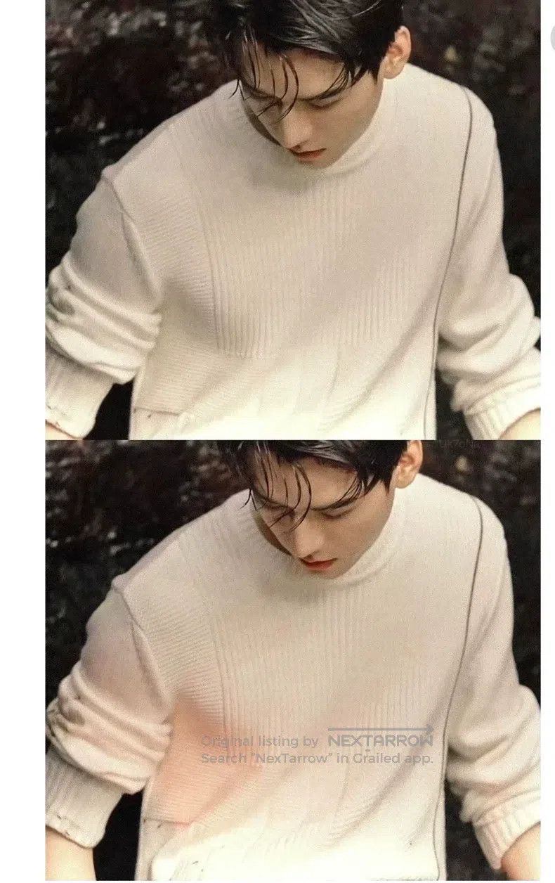 Other Loro Piana Round Neck Knitted Raw Wool Sweater Size US M / EU 48-50 / 2 - 1 Thumbnail