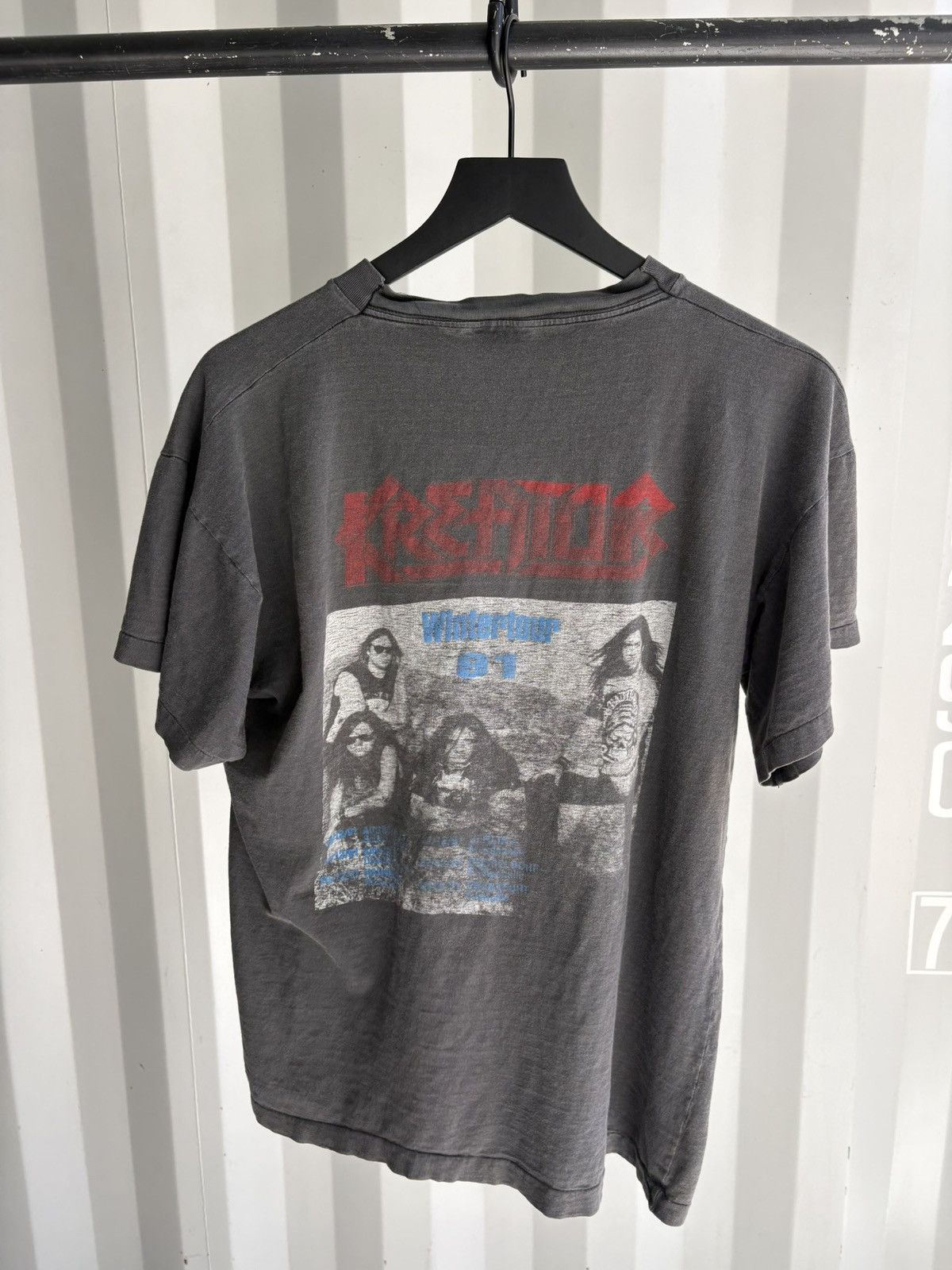 Band Tees Vintage Kreator Shirt Faded Distressed Grunge Thrashed Size US L / EU 52-54 / 3 - 3 Thumbnail