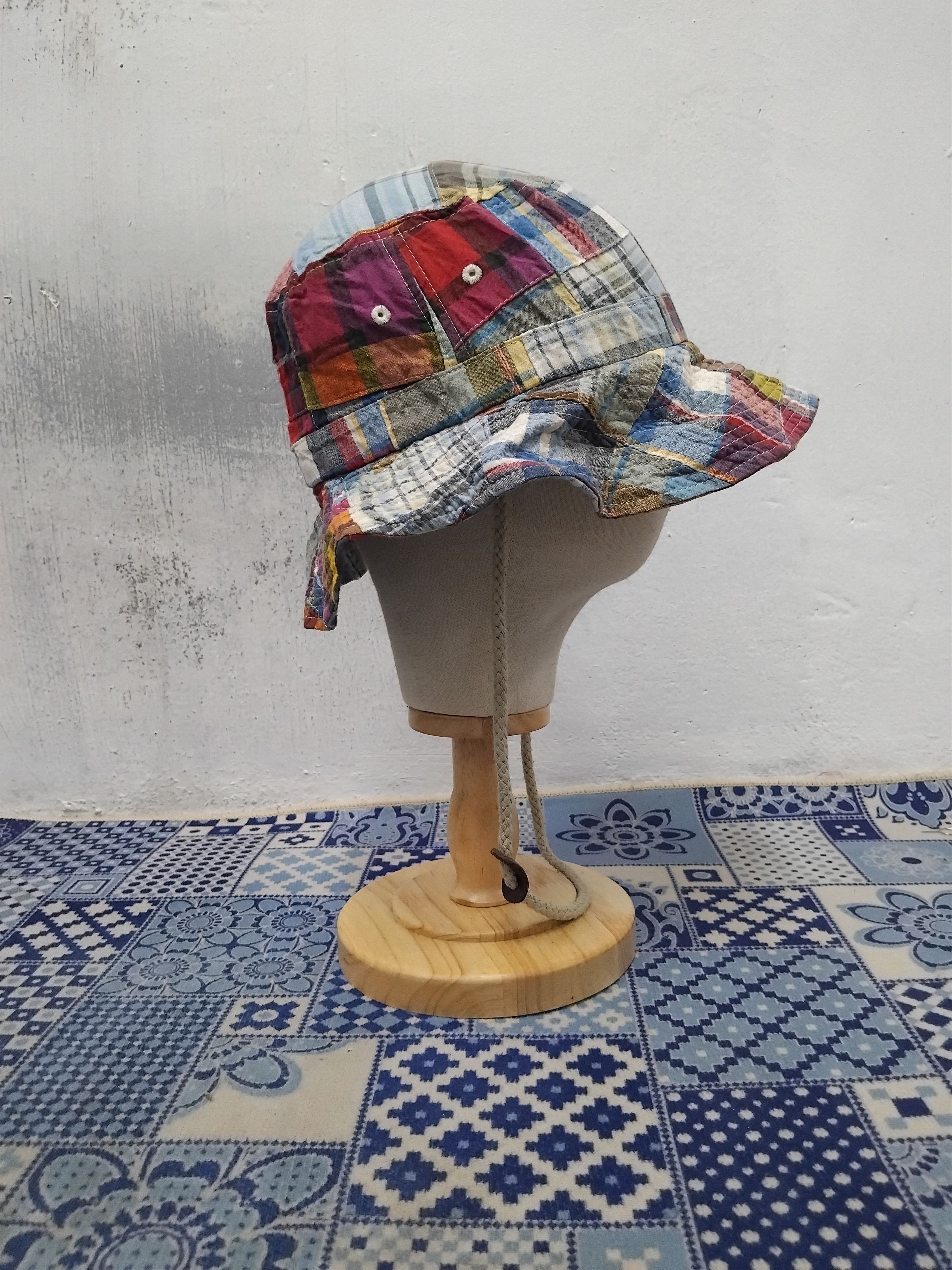 Japanese Brand 💥Pony go round checkered multicolour hat Size ONE SIZE - 7 Thumbnail