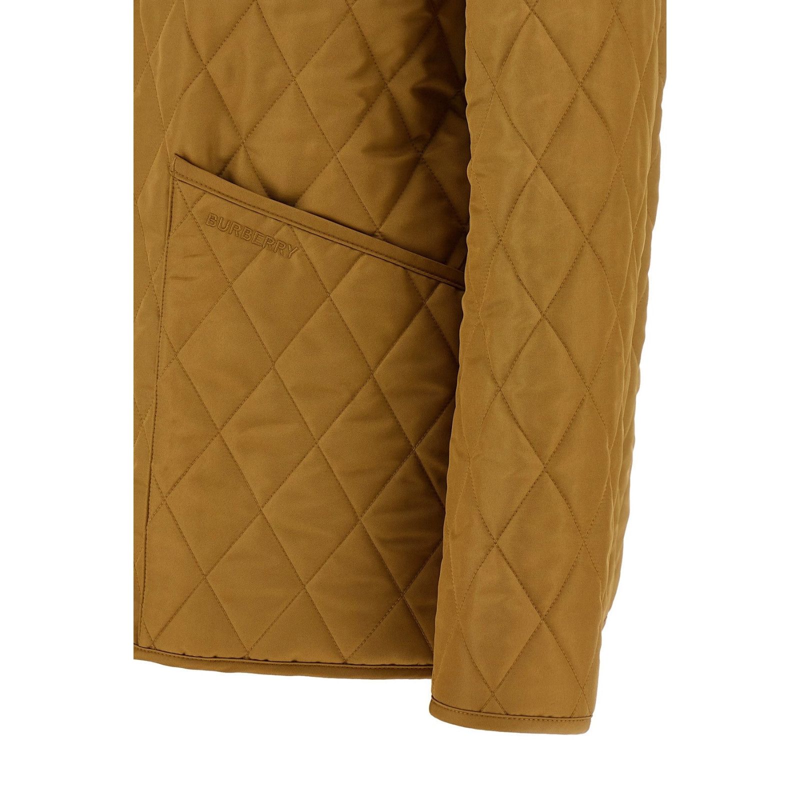 Burberry BURBERRY Dranefeld Beige/Brown Quilted Jacket New & Authenti Size S / US 4 / IT 40 - 4 Thumbnail