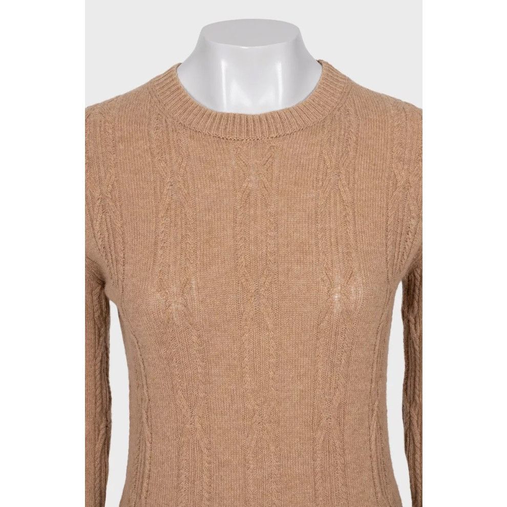 KHAITE Khaite Brown 100% Cashmere Sweater - Size S Size S / US 4 / IT 40 - 4 Thumbnail