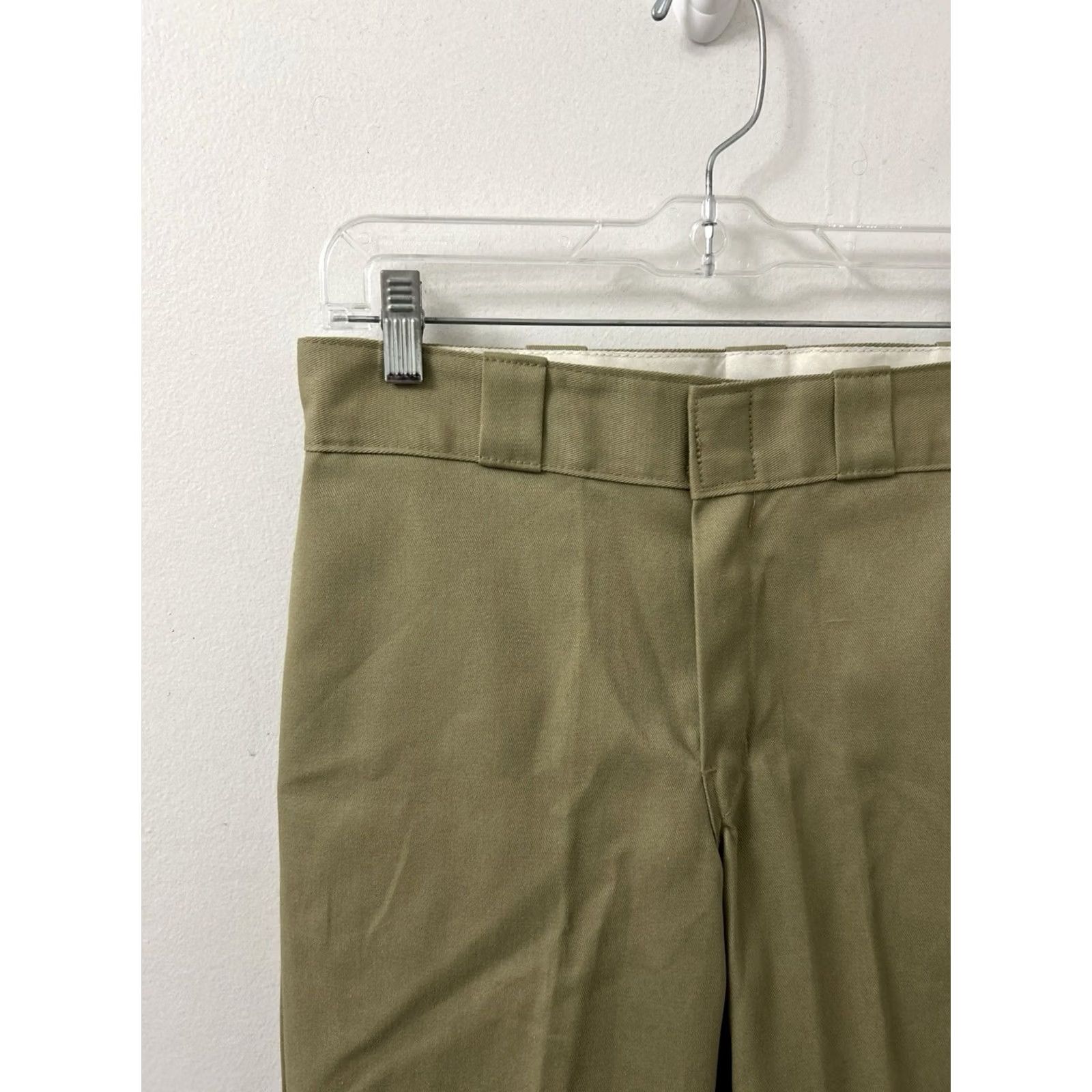 Dickies Dickies 874 Original Fit Work Pants Mens 30x29 Khaki Tan Beige NWT Trousers Polyester Khaki Twill Pants Mens Size US 30 / EU 46 - 4 Thumbnail