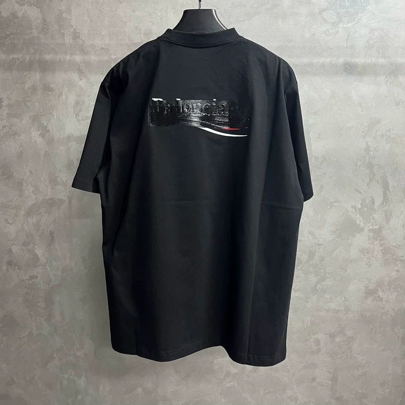 Balenciaga Balenciaga Balenciaga Black Logo Print Short Sleeve Tee-25 Size US S / EU 44-46 / 1 - 5 Thumbnail