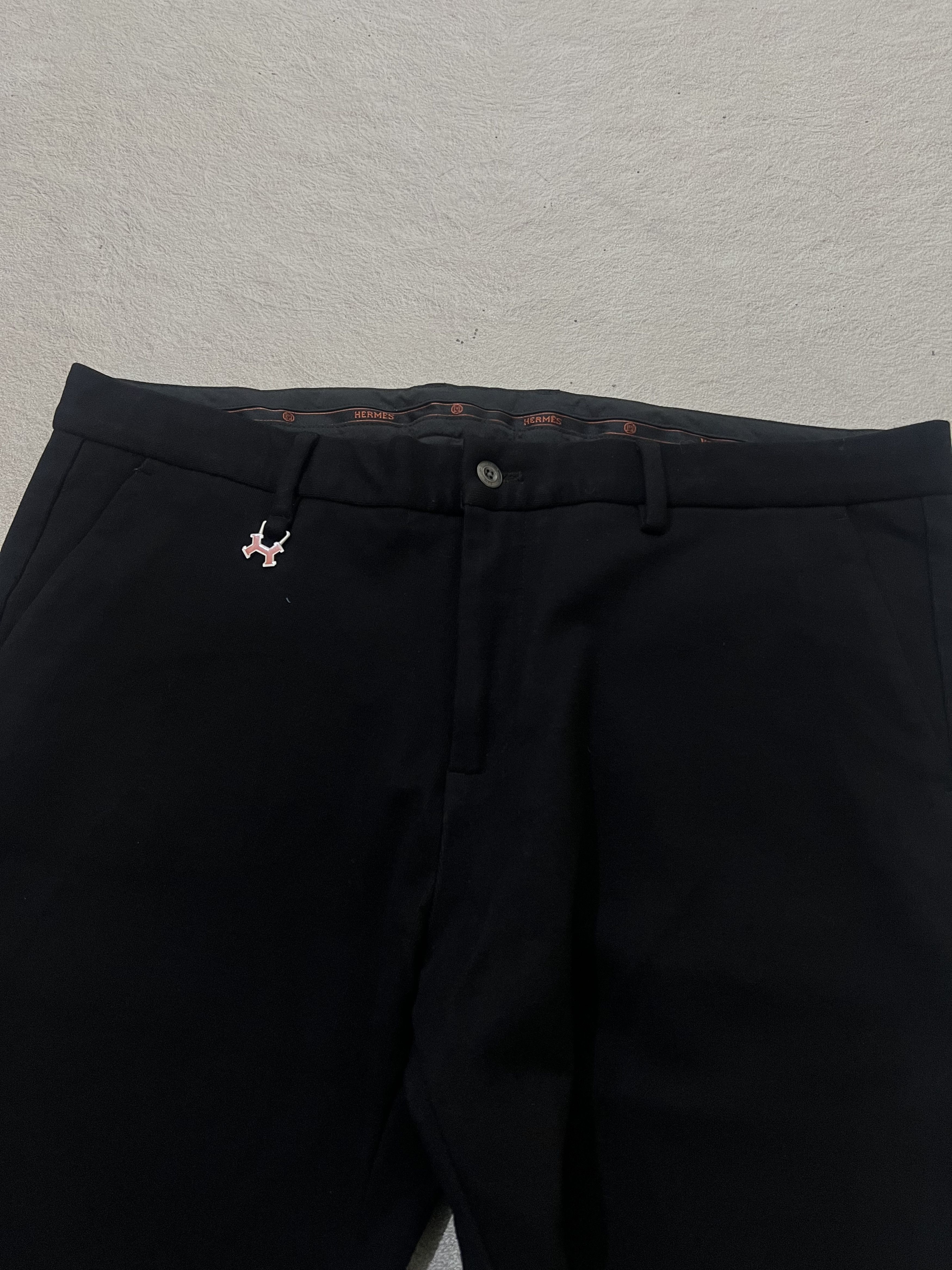 Japanese Brand 2000s Hermes Cashmere Wool Trousers Pants Size US 39 - 5 Thumbnail