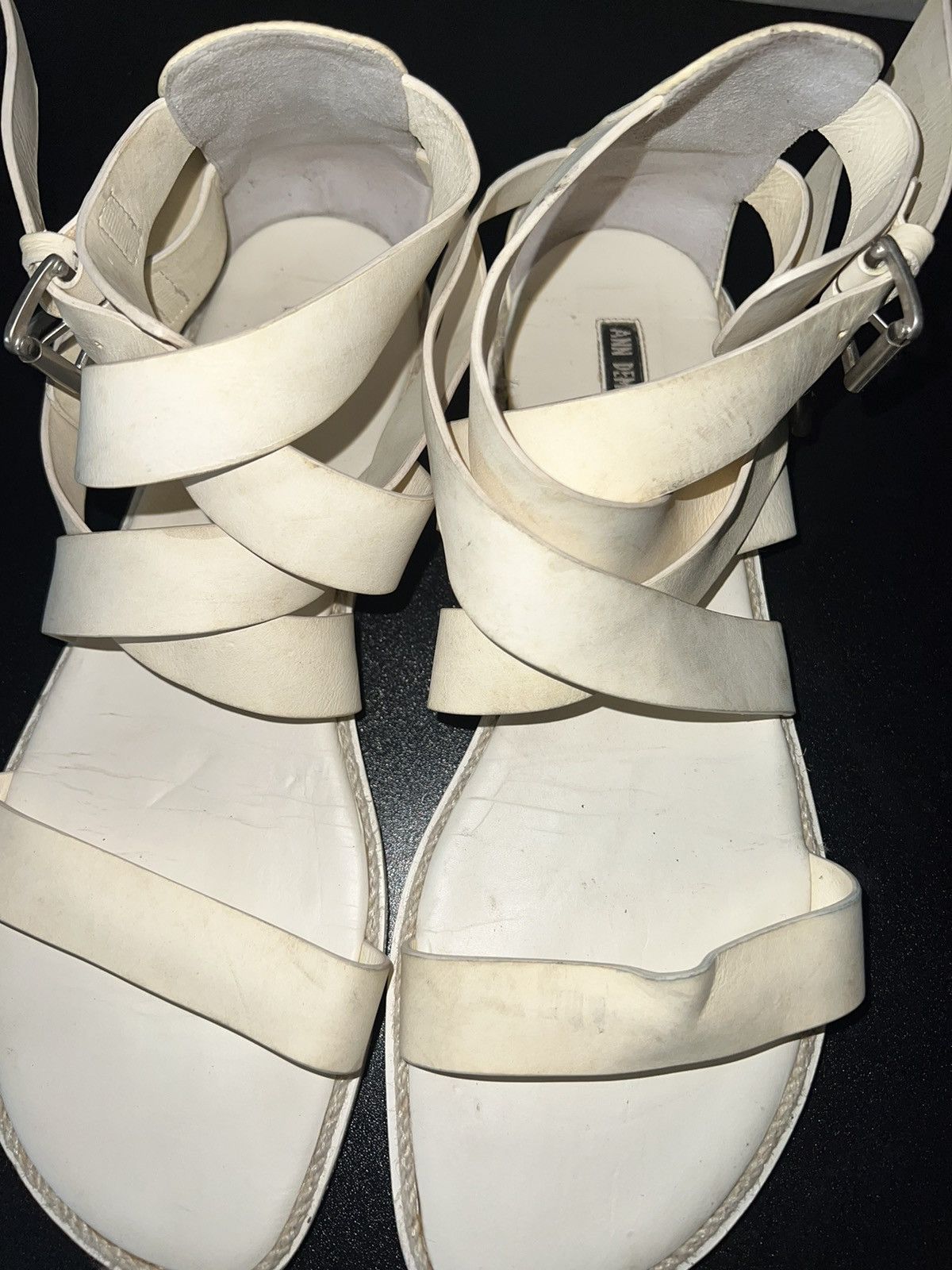 Ann Demeulemeester Ann Demeulemeester Double Strap Sandals Size US 11 / EU 44 - 5 Thumbnail