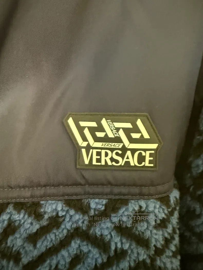 Versace Versace Blue polar fleece jacket Size US XL / EU 56 / 4 - 4 Thumbnail