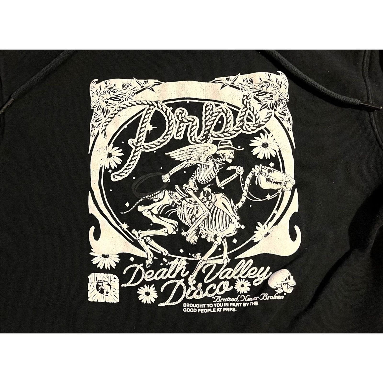 Prps PRPS Death Valley Disco Hoodie Men’s S Black Size US S / EU 44-46 / 1 - 2 Thumbnail