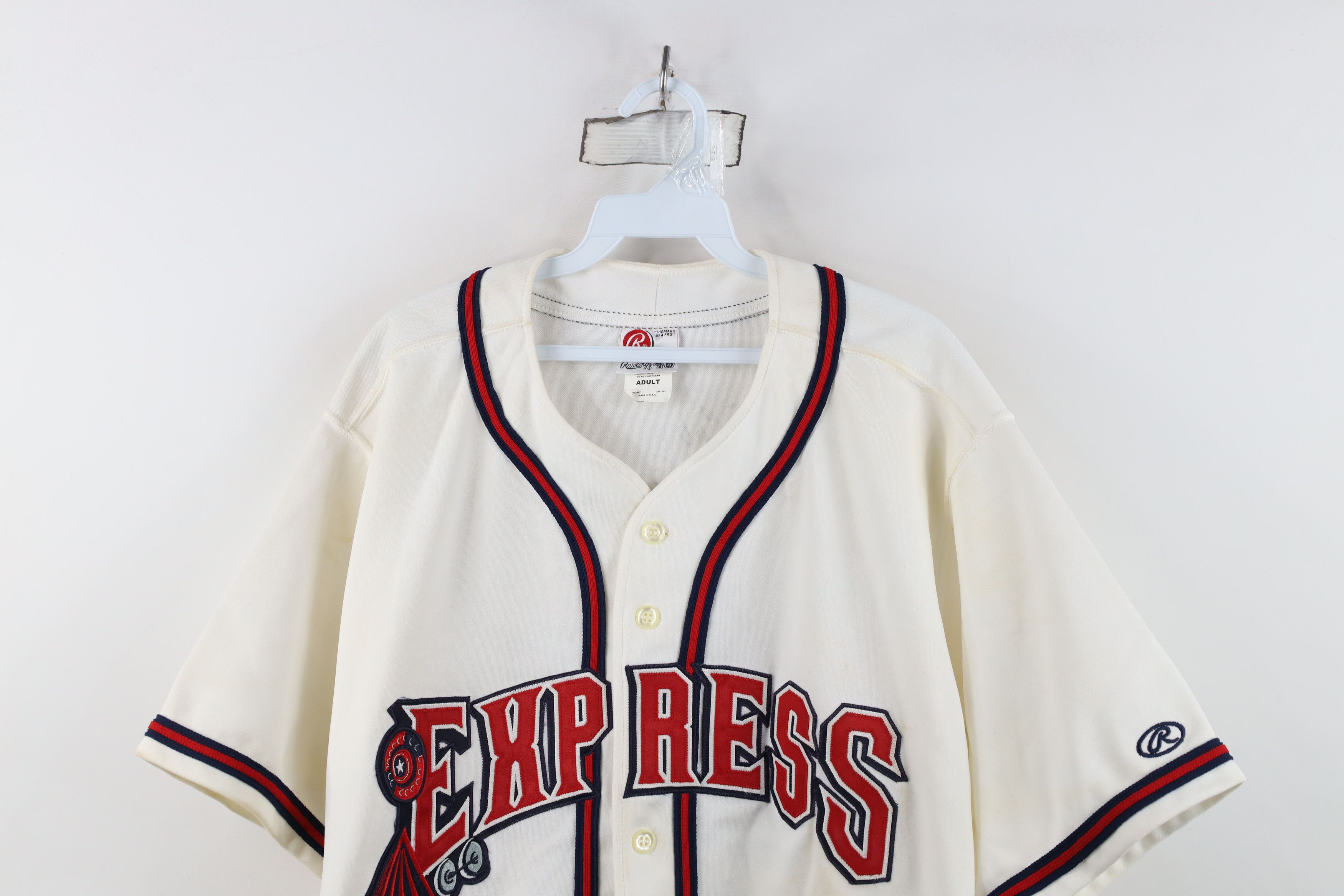 Vintage Minor League Baseball Round Rock Express Baseball Jersey Size US XXL / EU 58 / 5 - 2 Thumbnail