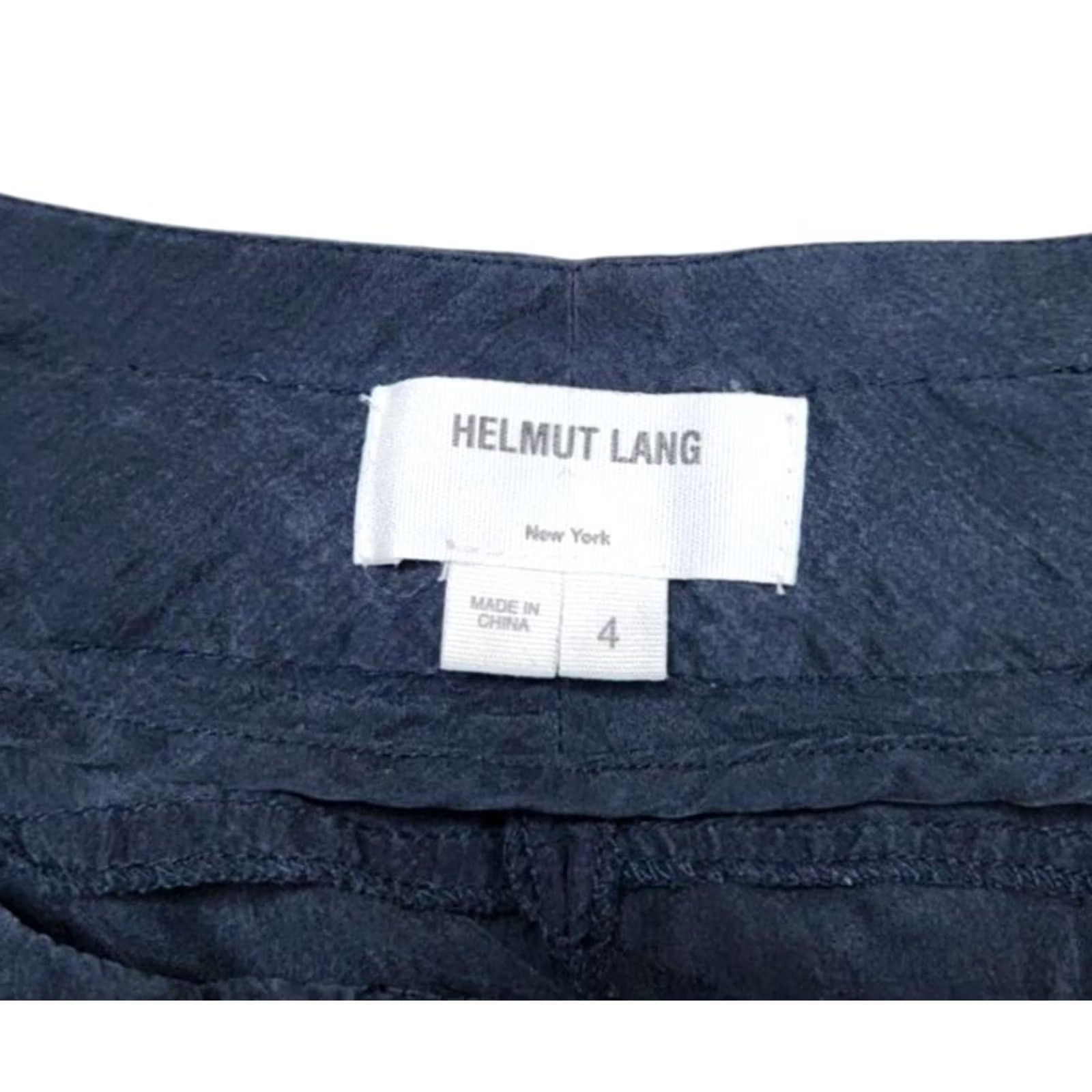 Helmut Lang HELMUT LANG Womens Sz 4 100% Silk Shorts Lightweight Charcoal Gray Missing Belt Size 27" / US 4 / IT 40 - 3 Thumbnail