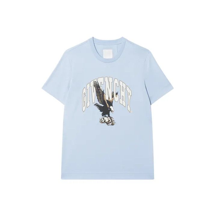 Givenchy Givenchy SS23 Letter Animal Print Short Sleeve T-Shirt Size US L / EU 52-54 / 3 - 1 Thumbnail
