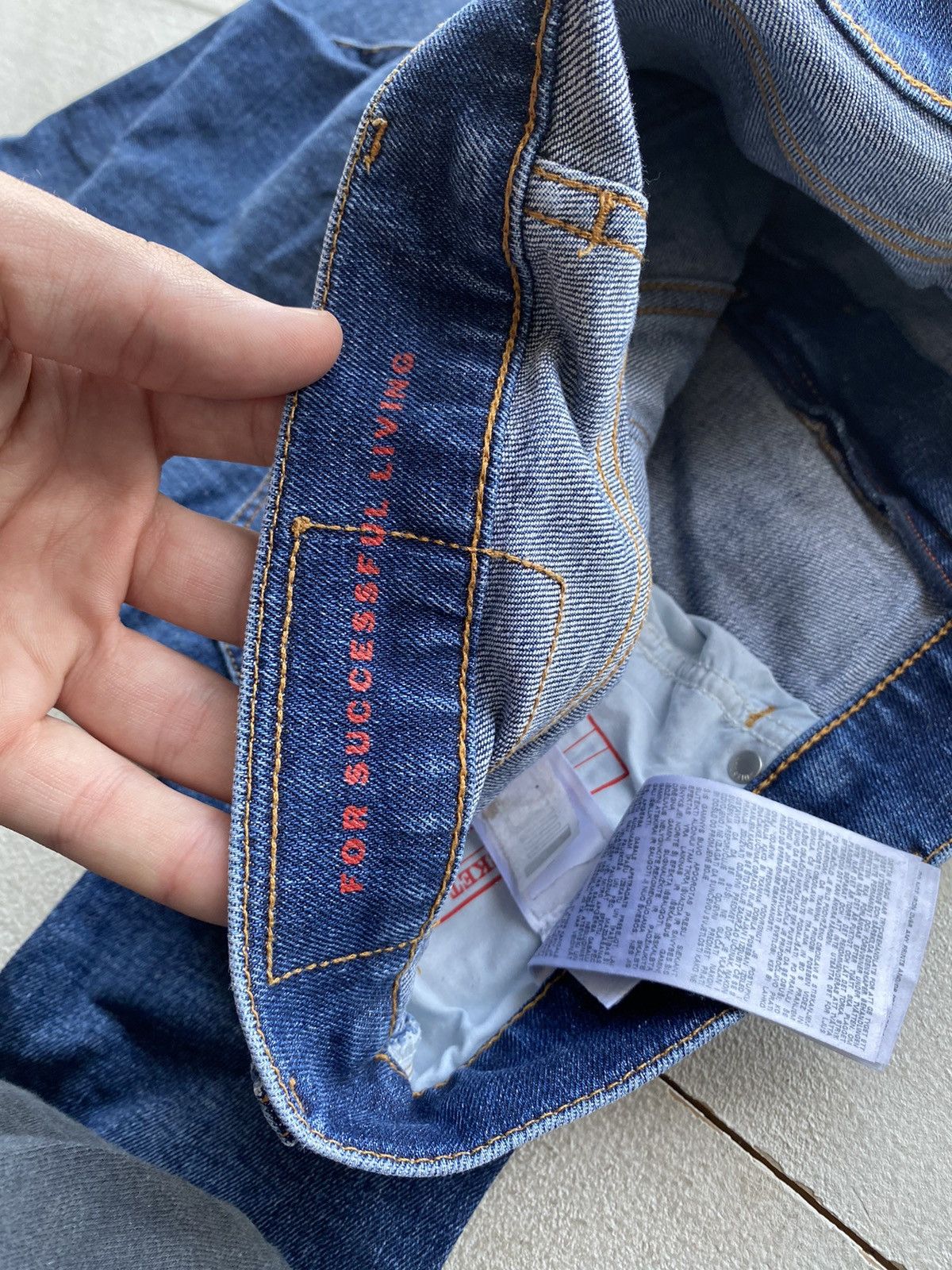 20471120 × Diesel Diesel Skinny Opium Luxury Designer Denim Jeans Gothic Punk Size US 29 - 18 Thumbnail